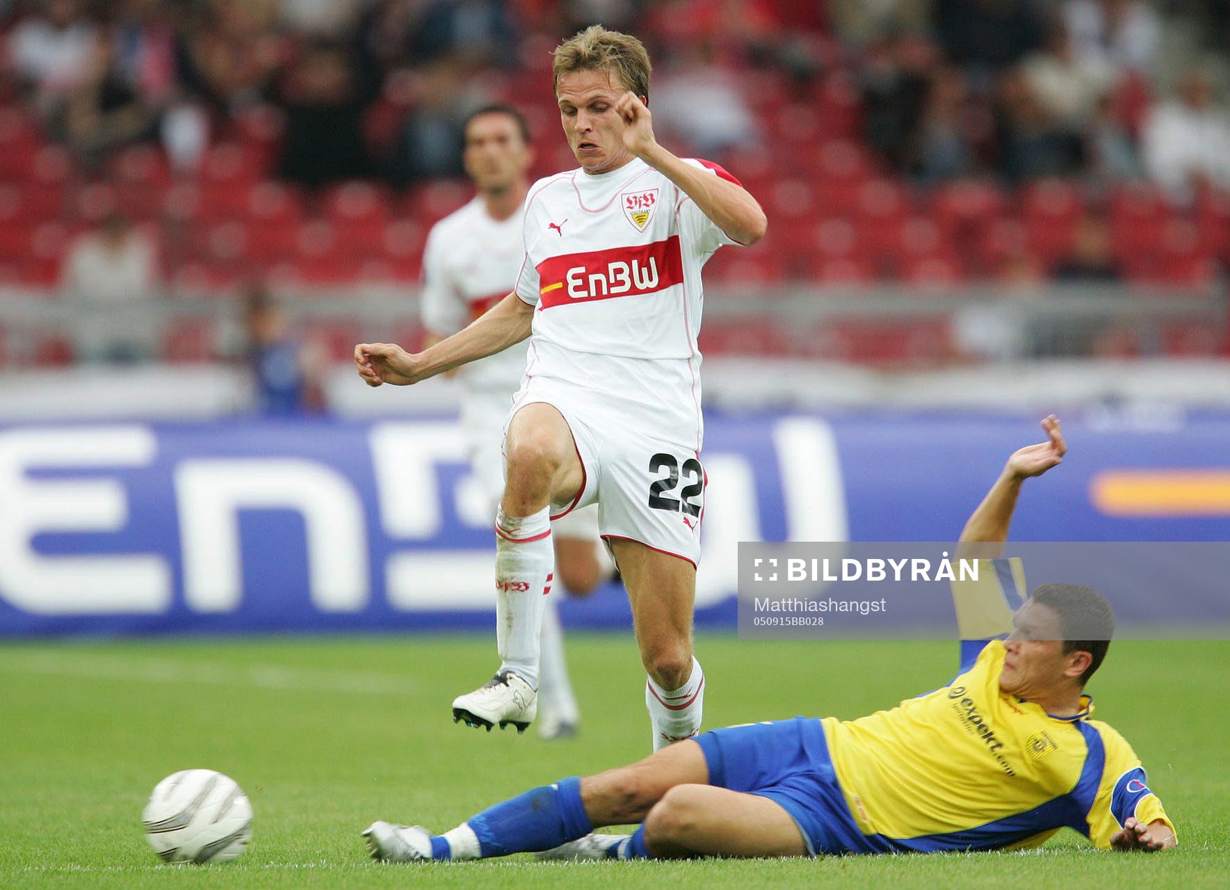  Jesper Groenkjaer, Stuttgart och Darijan Matic,Domzale.