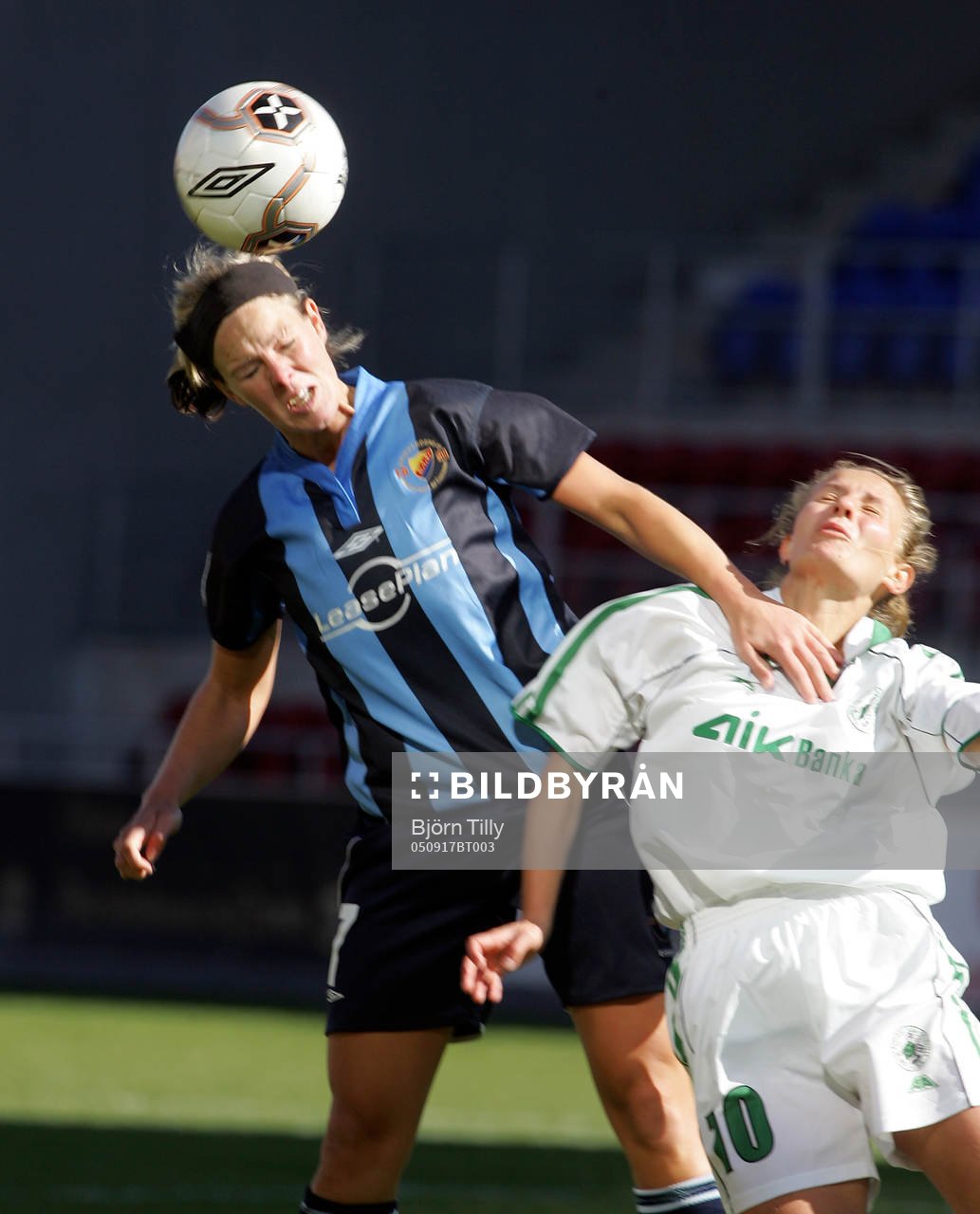 Fotboll, dam, UEFA Women Cup, Djurgården/Älvsjö -