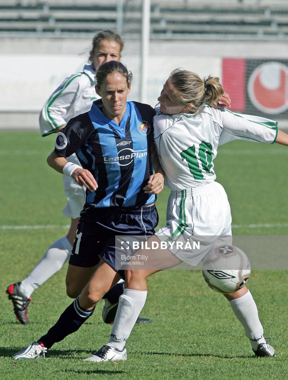 Fotboll, dam, UEFA Women Cup, Djurgården/Älvsjö -
