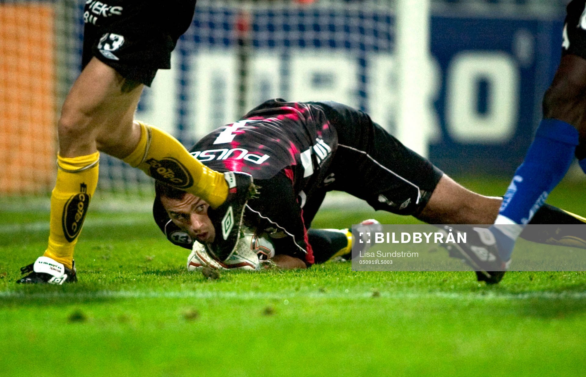 Abbas Hassan, målvakt, Elfsborg, gör en räddning