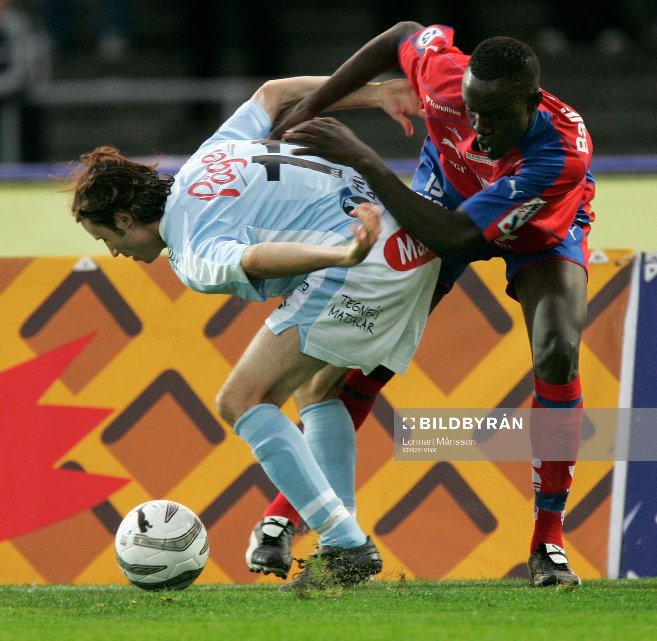 Yksel Osmanovski, Malmö och Olivier Karakezi, Helsingborg