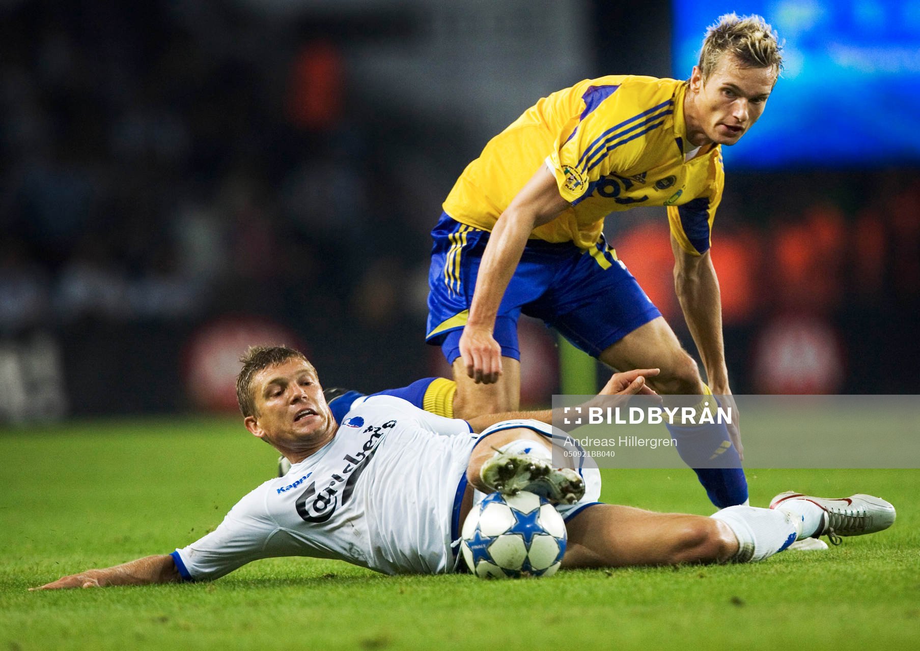 Marcus Allbäck och Jonas Kamper