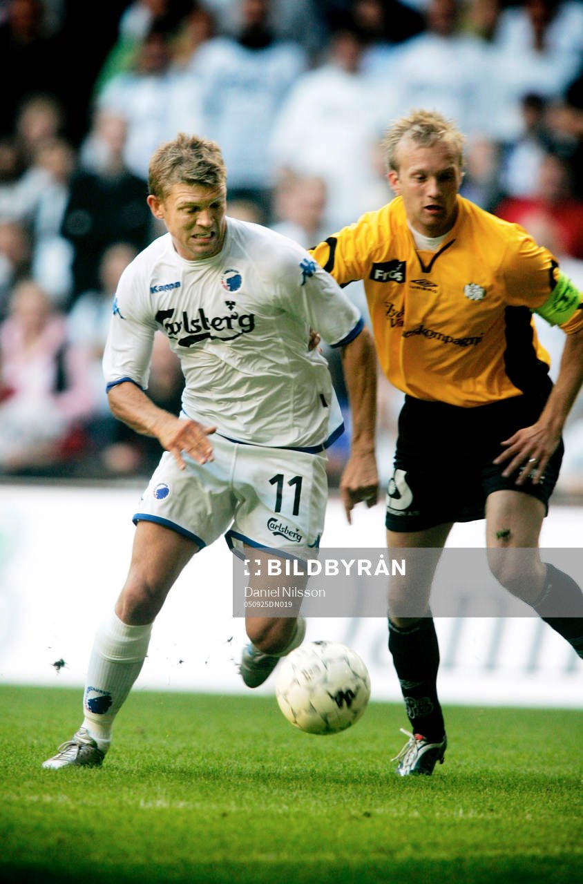 Marcus Allbäck, Köpenhamn, gjorde 2 mål
