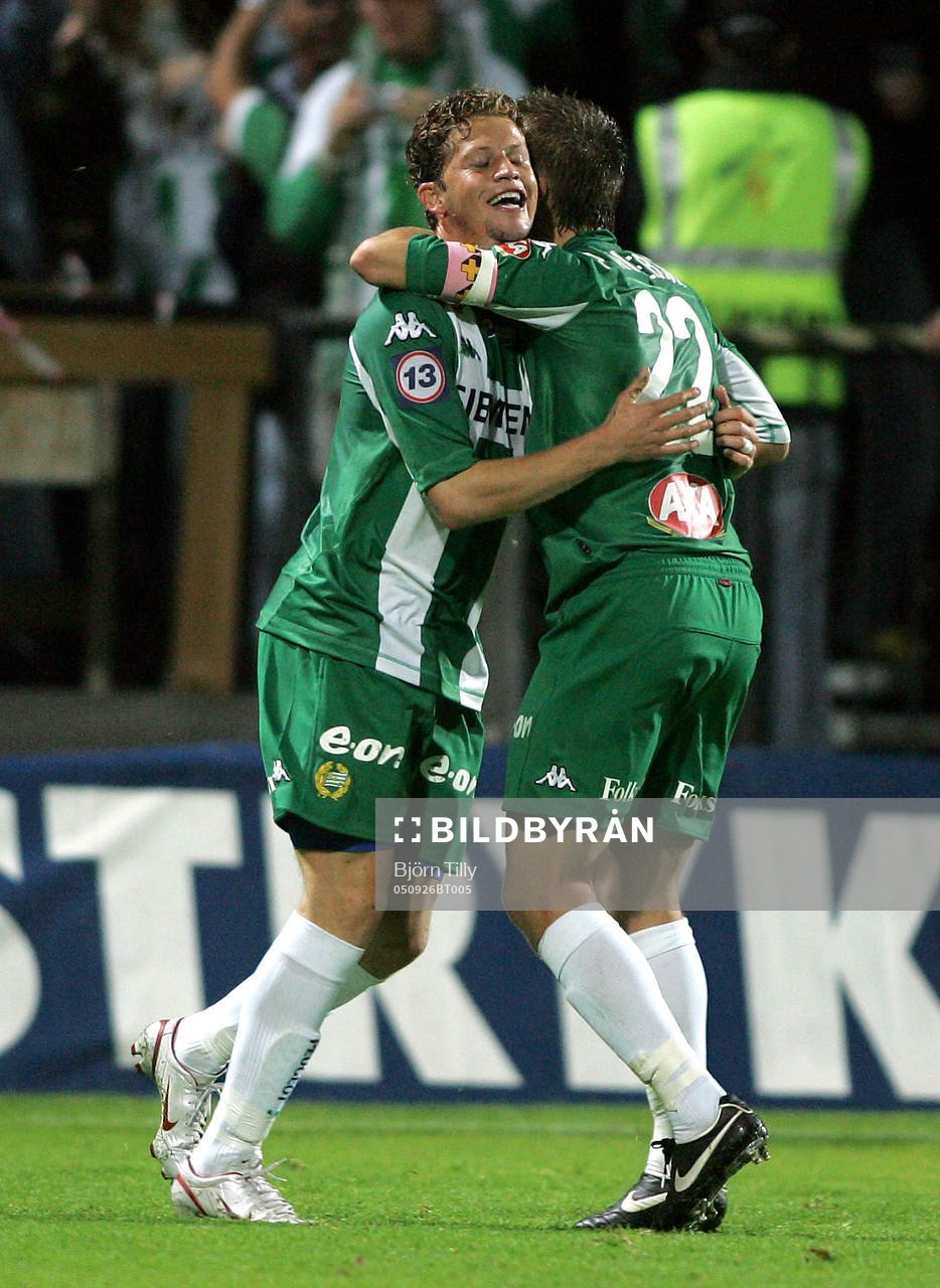 Paulinho Guára, Hammarby. Jubel