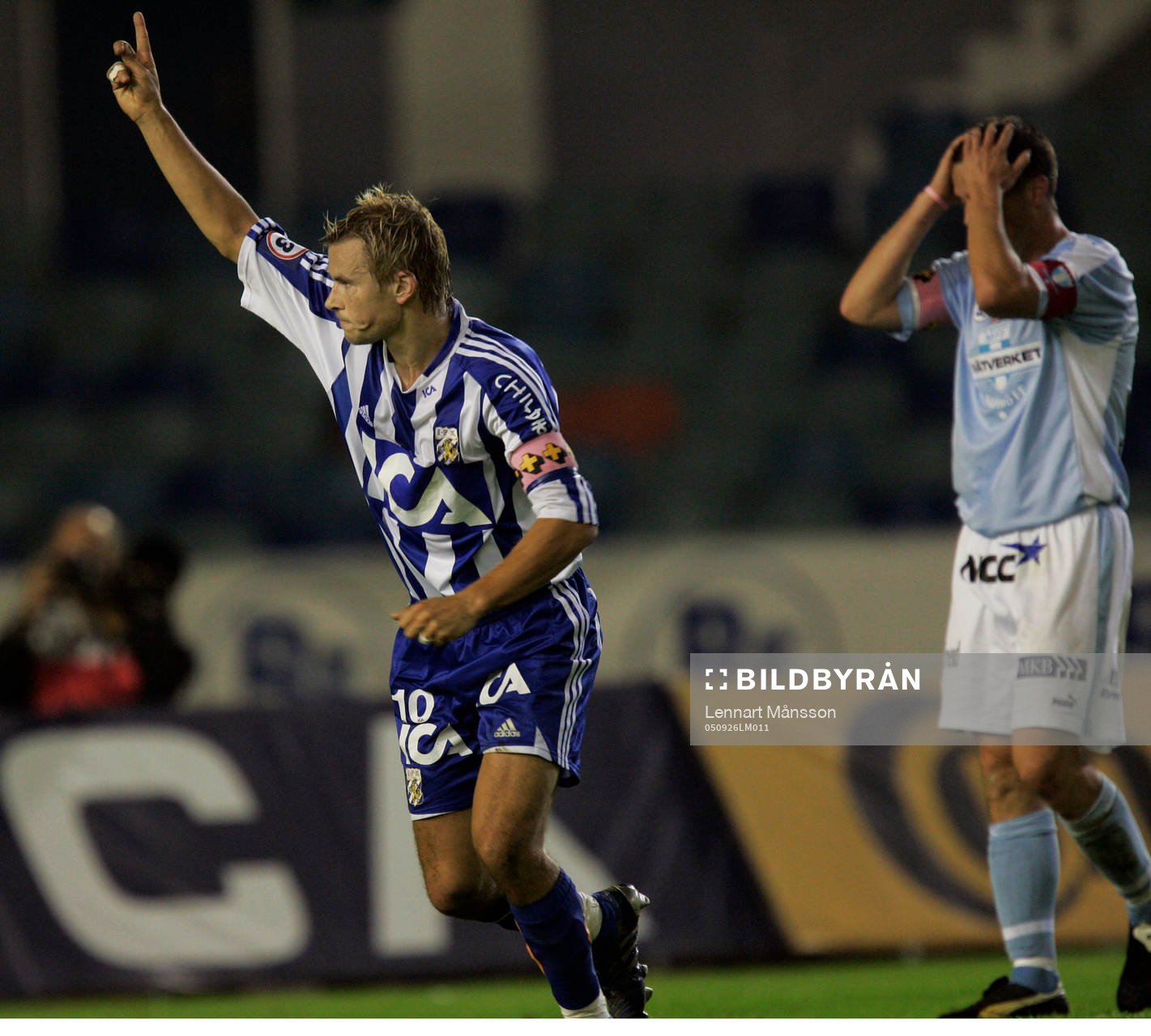 2-1, Niclas Alexandersson. Jubel