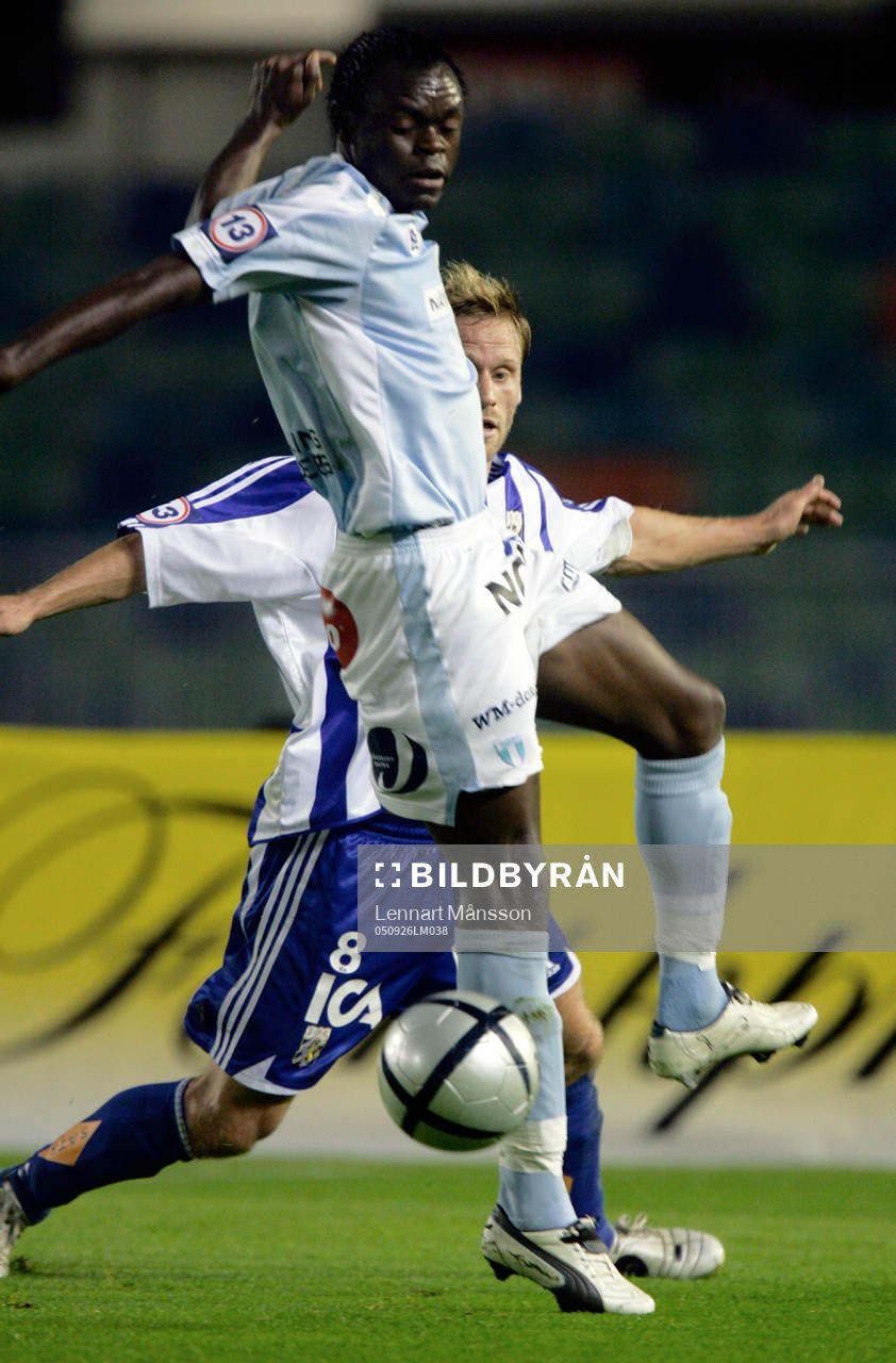 Joseph Elanga och Martin Ulander