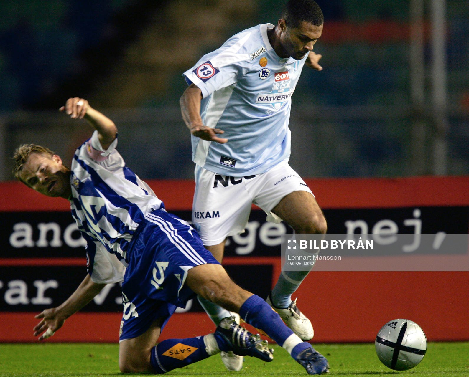 Niclas Alexandersson och Afonso Alves