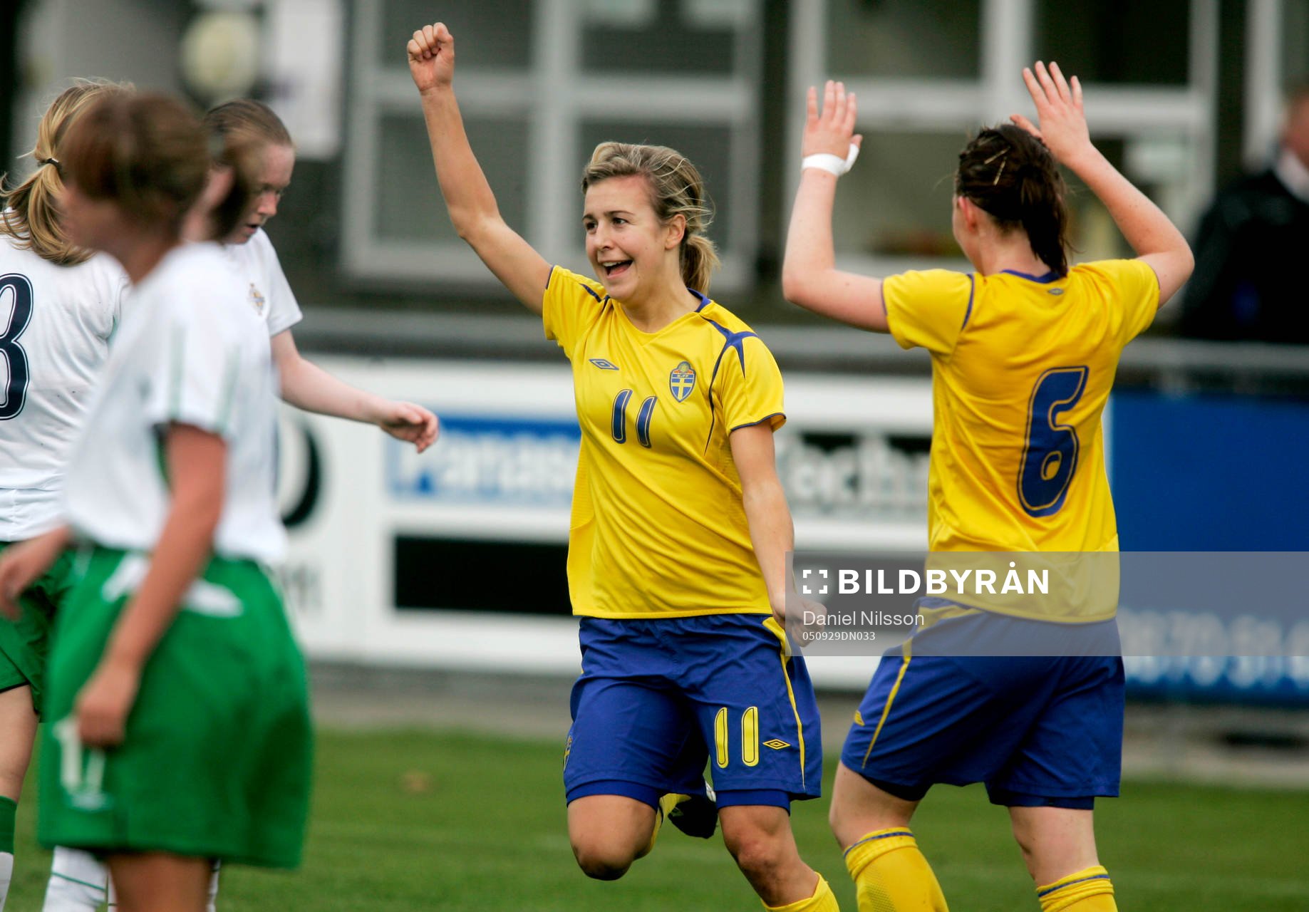 Johanna Andersson, Sverige, jubel