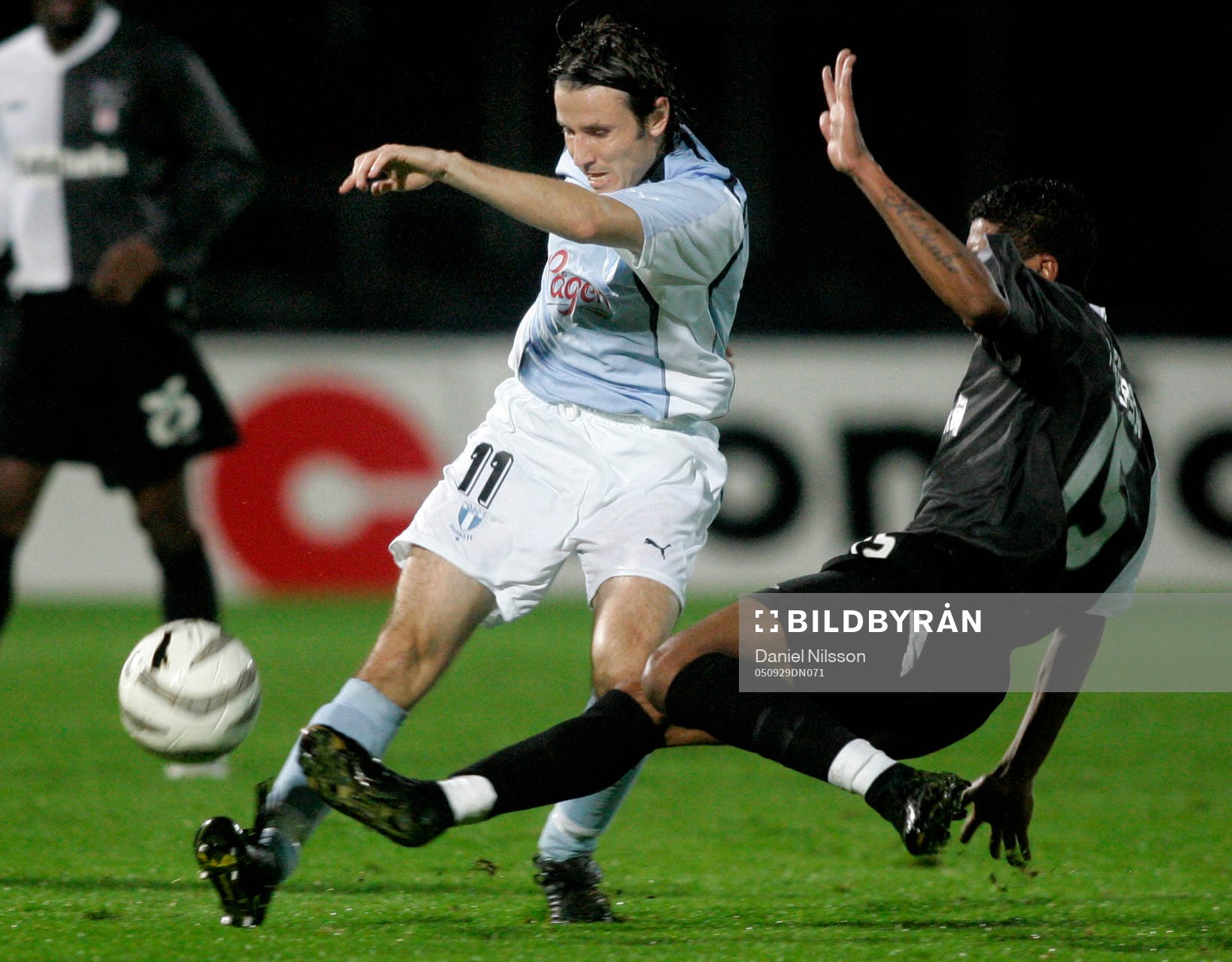  Yksel Osmanovski, Malmö och Kleberson, Besiktas. 