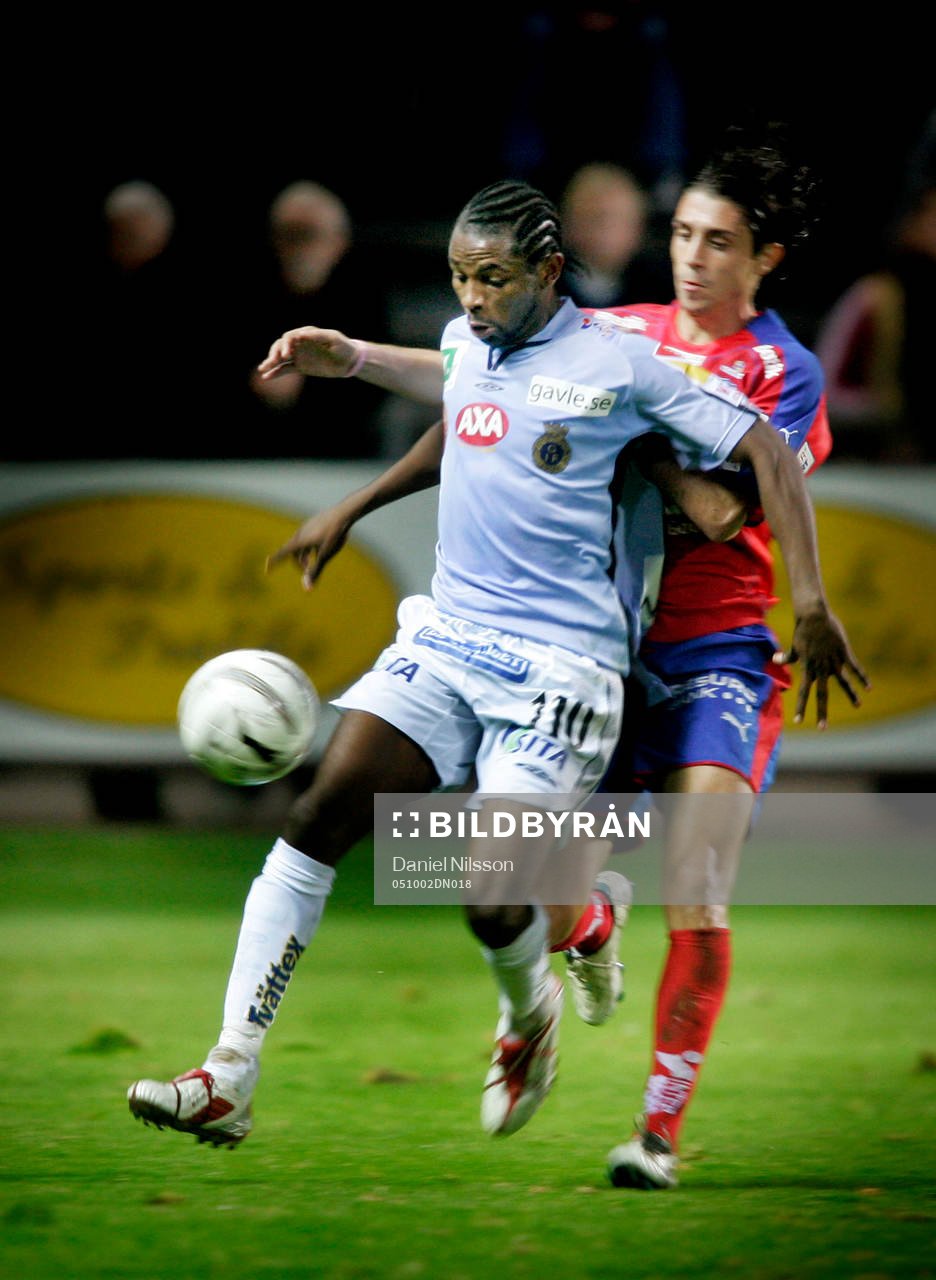 Rene Makondele, Gefle och Babis Stefanidis, Helsingborg