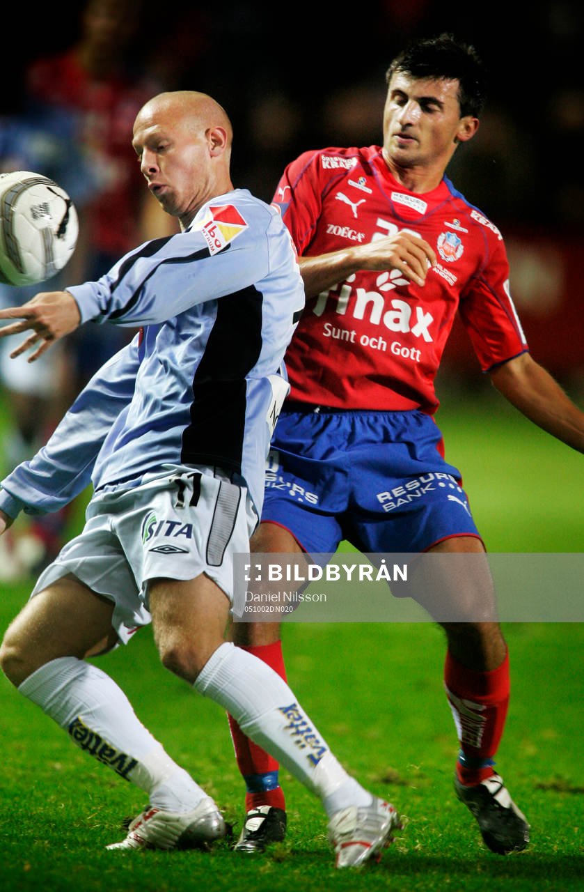 Johan Claesson, Gefle och Eldin Karisik, Helsingborg
