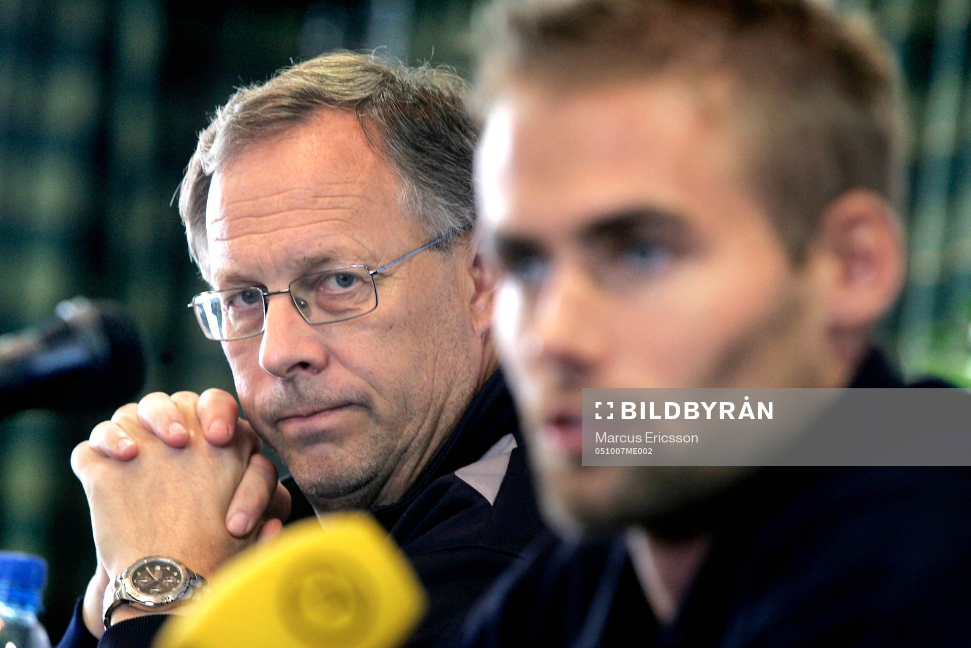 Lars Lagerbäck, Förbundskapten och Olof Mellberg, Sverige