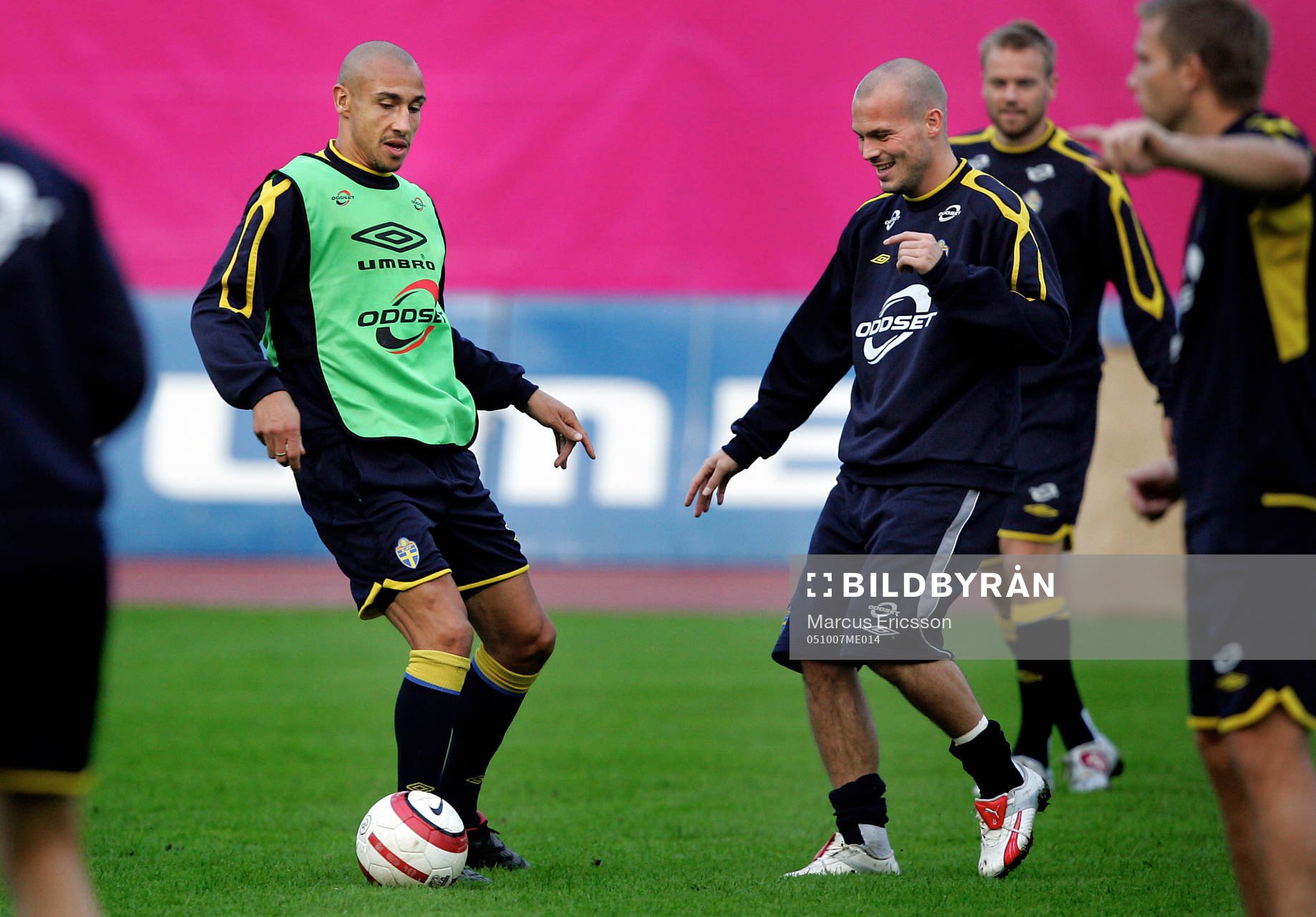 Henrik Larsson och Fredrik Ljungberg, Sverige