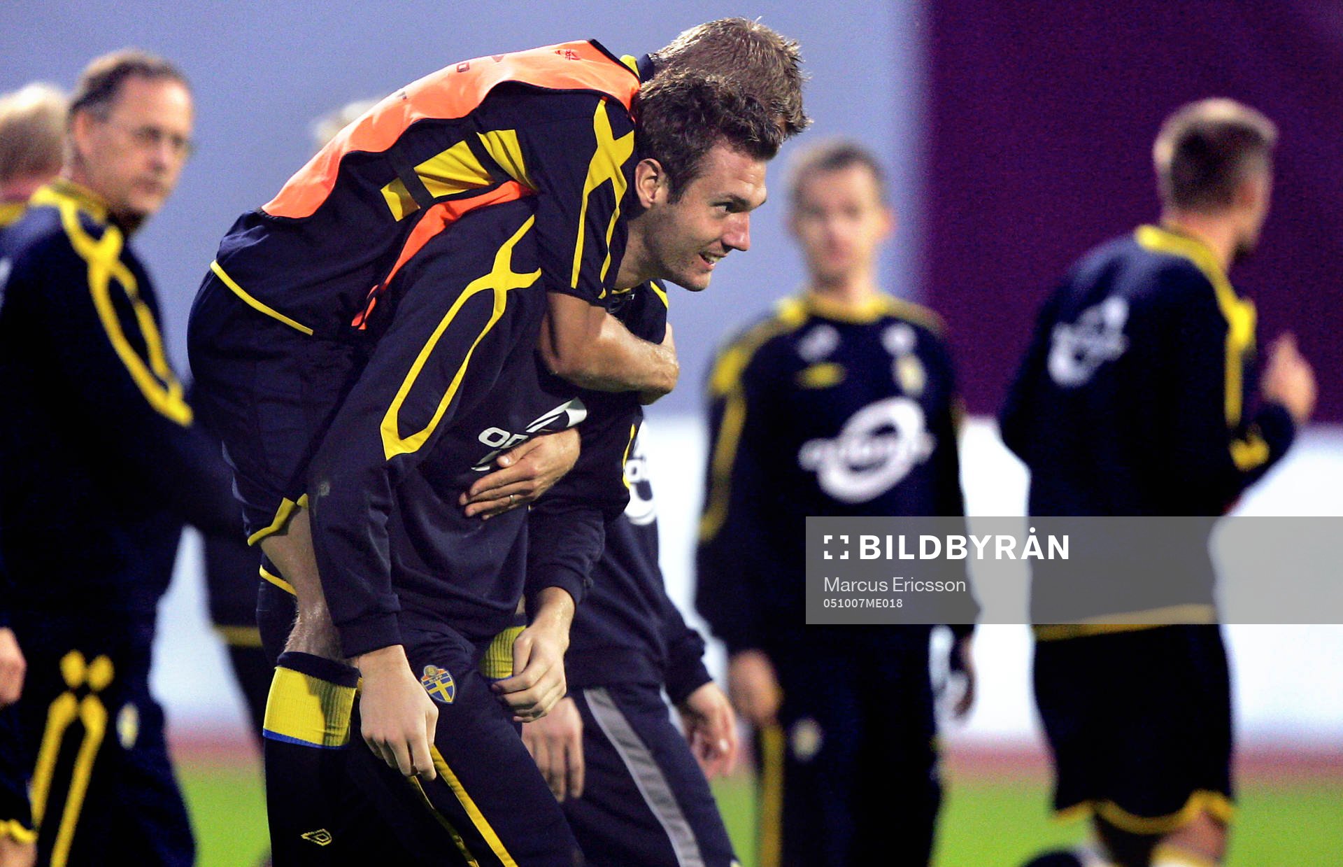 Markus Rosenberg och Andreas Isaksson, Sverige