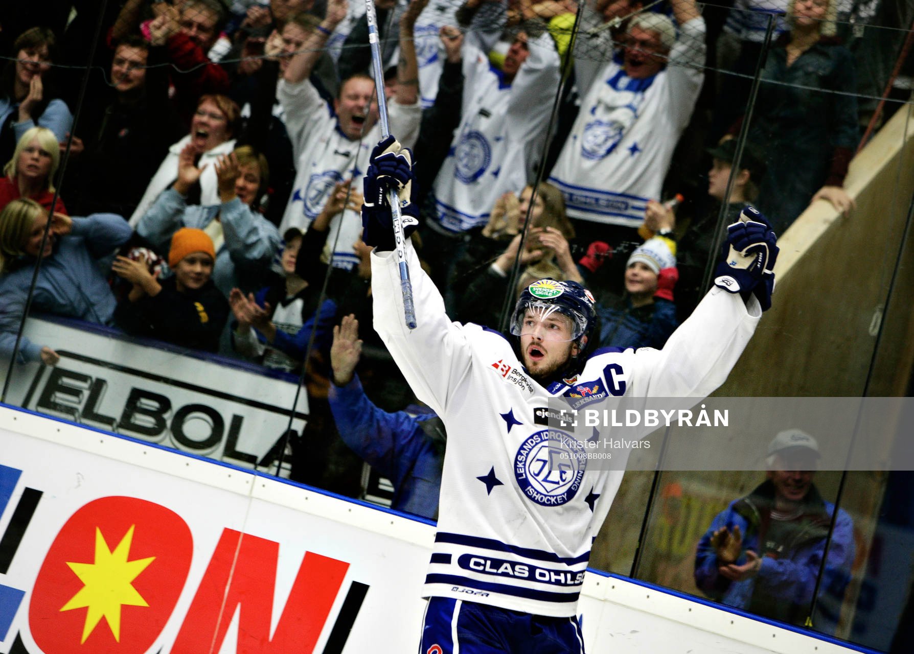 Äntligen. Leksand tar sin första poäng. Niklas persson
