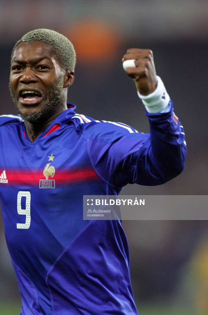 Djibril Cisse, Frankrike, jubel