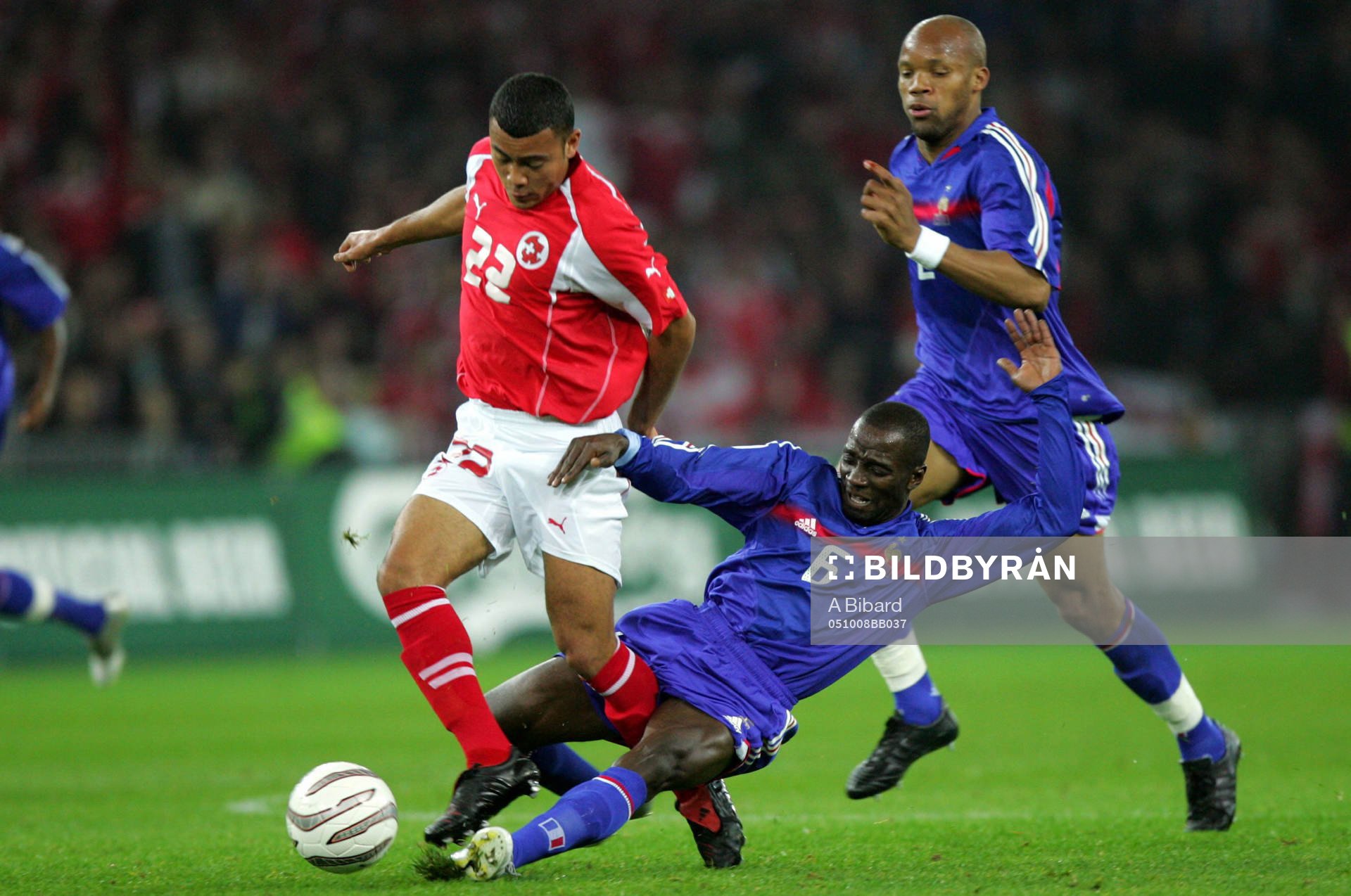 Claude Makelele och Johan Vonlanthen