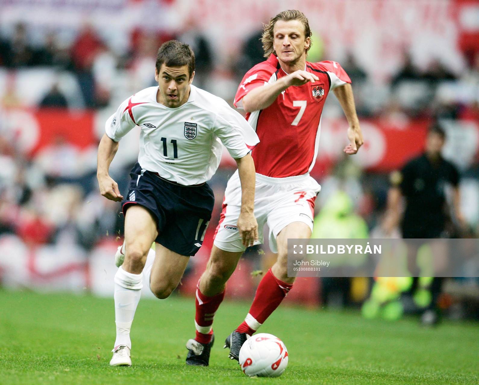 Joe Cole, England och Markus Schopp, Österrike