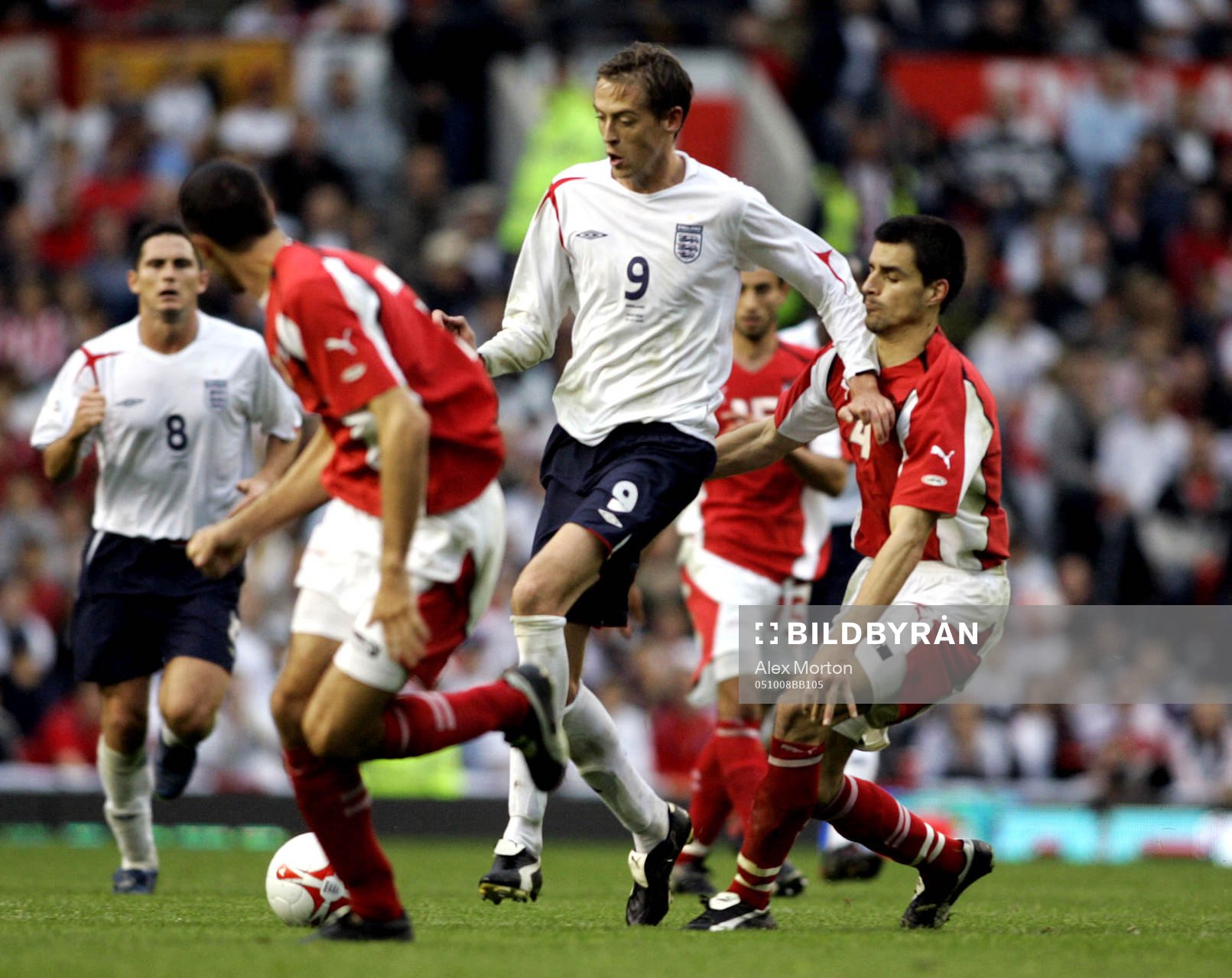 Peter Crouch, England och Paul Scharner, Österrike