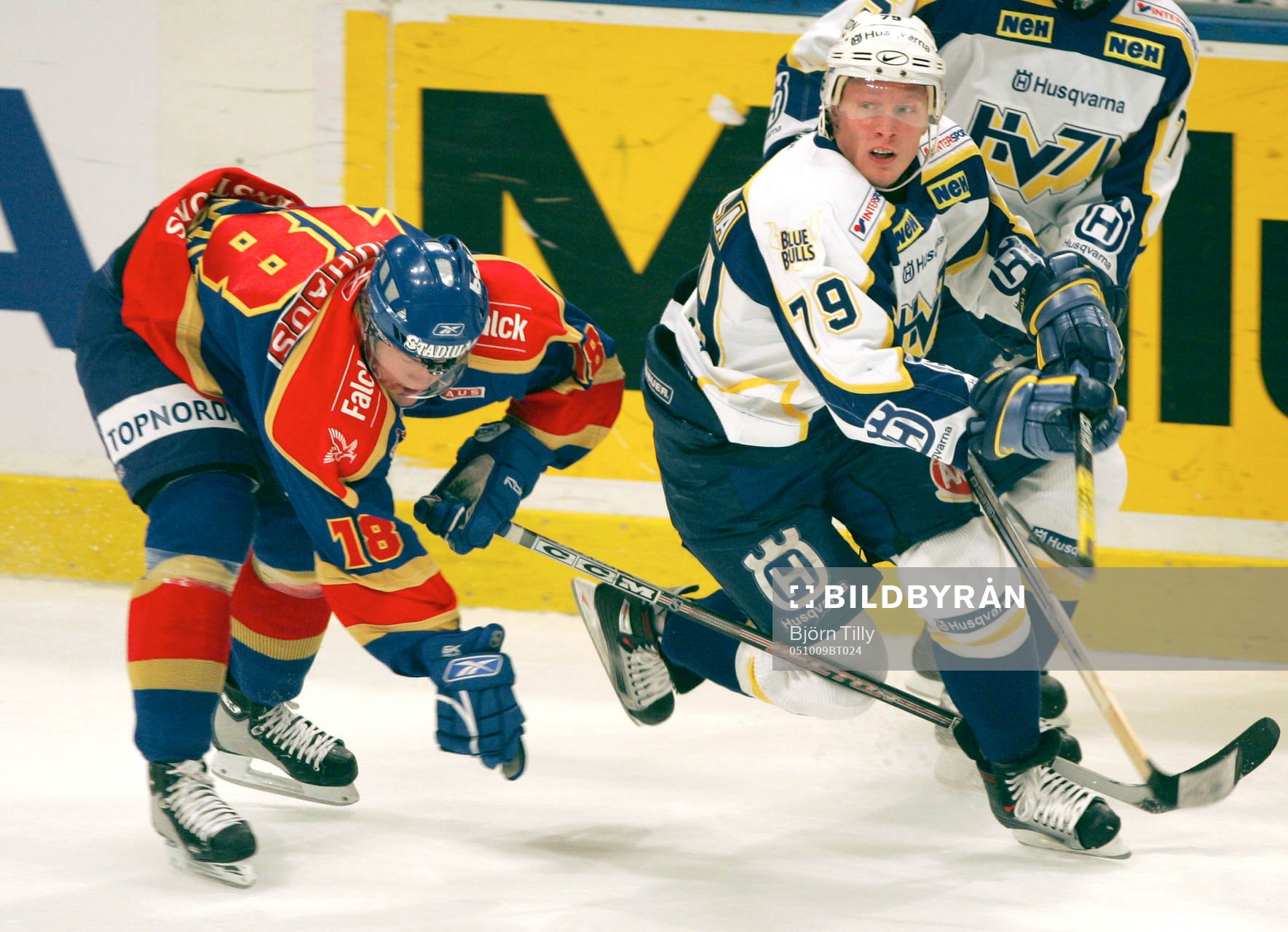 Adam Andersson, Djurgården och Mika Hannula, HV71