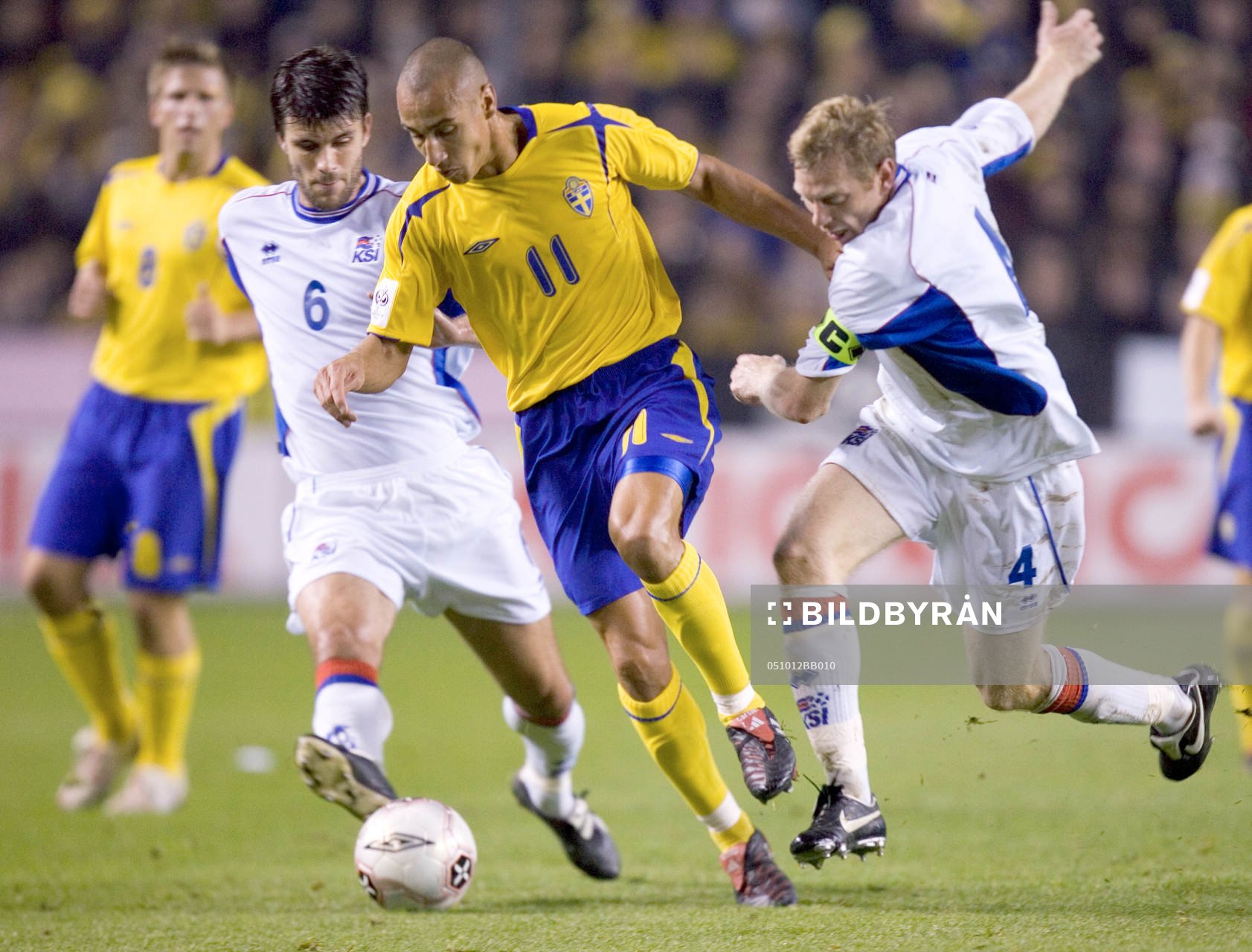 Frv; Stefan Gislason, Henrik Larsson, Brynjar Björn