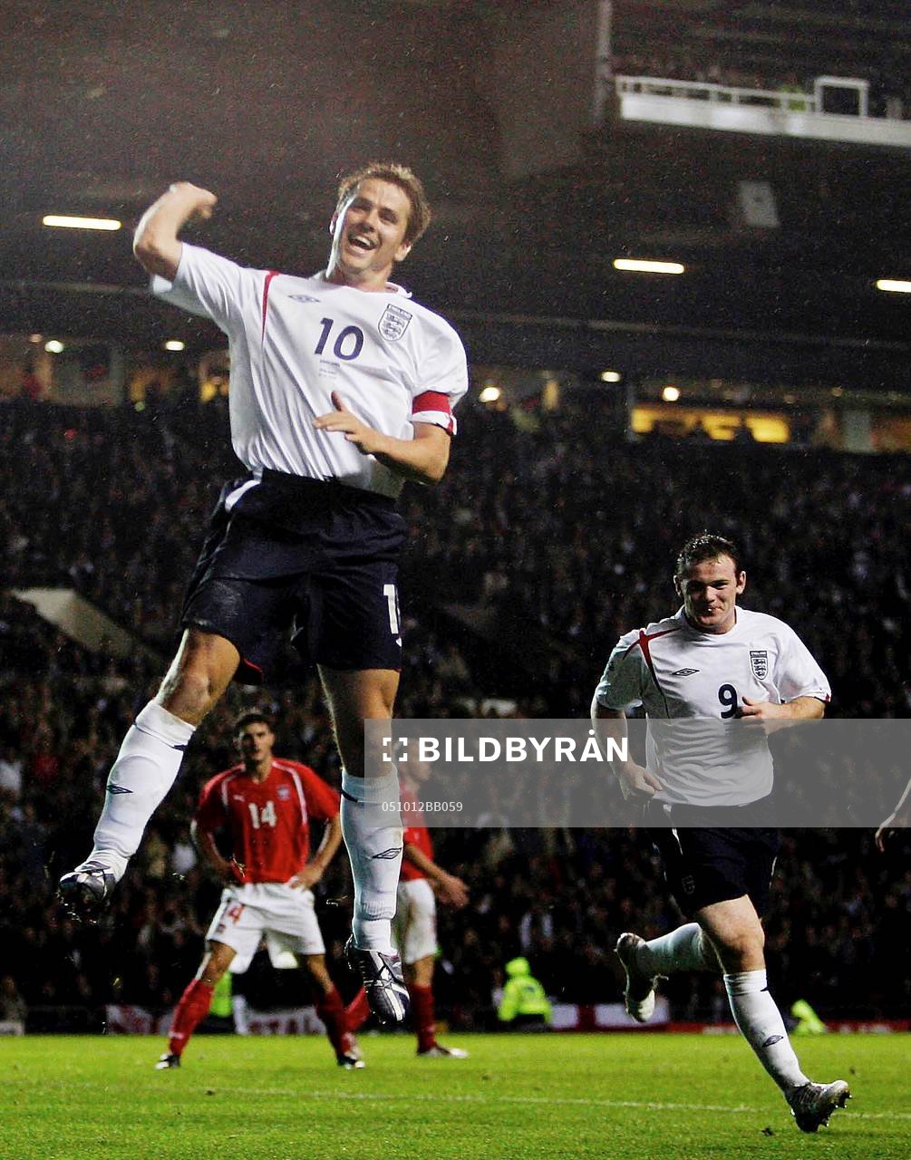  Michael Owen, jubel.