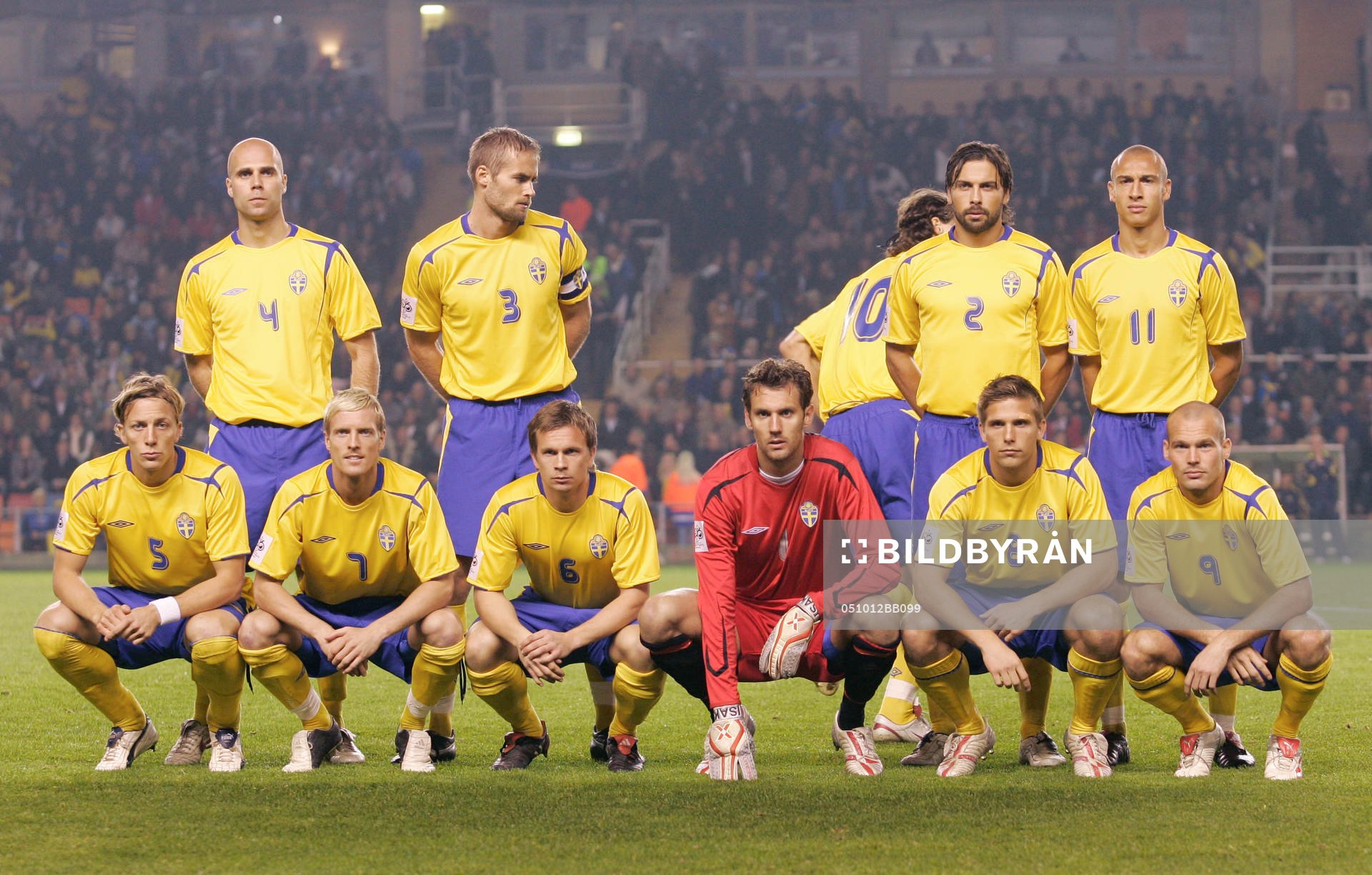 Fotboll, VM-kval, Sverige, lagbild