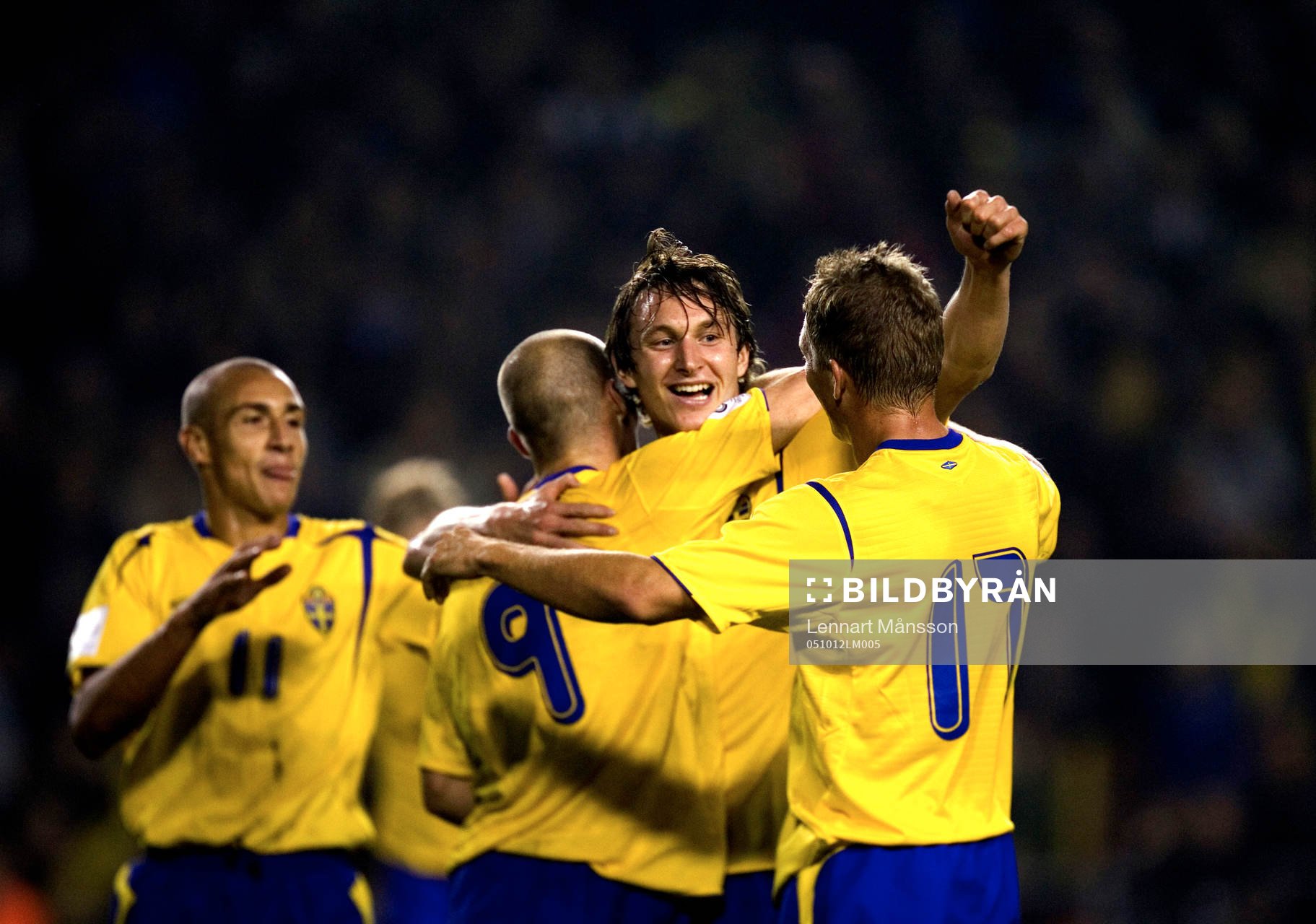 3-1, Kim Källström, jubel