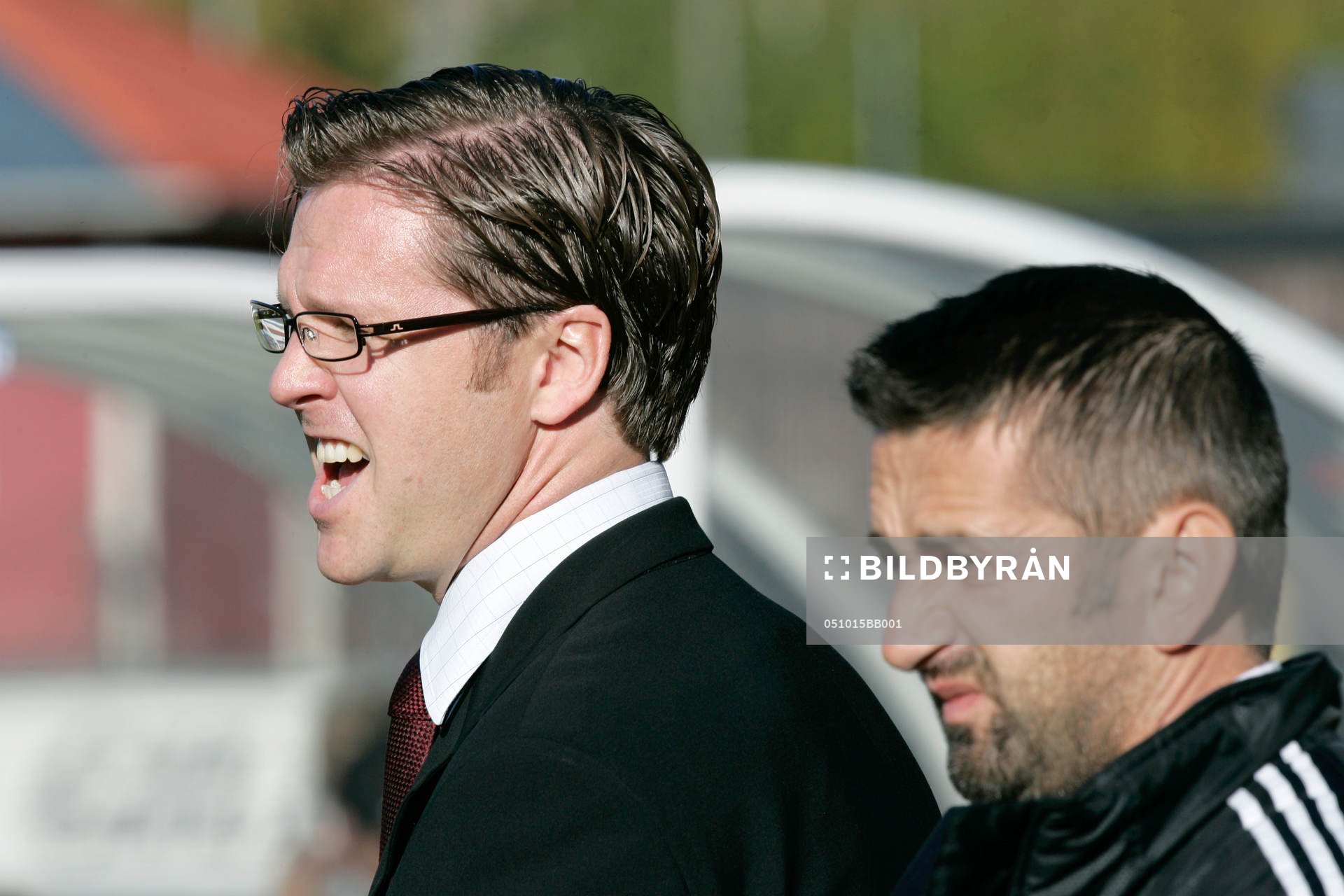 Rikard Norling, tränare och Nebojsa Novakovic,