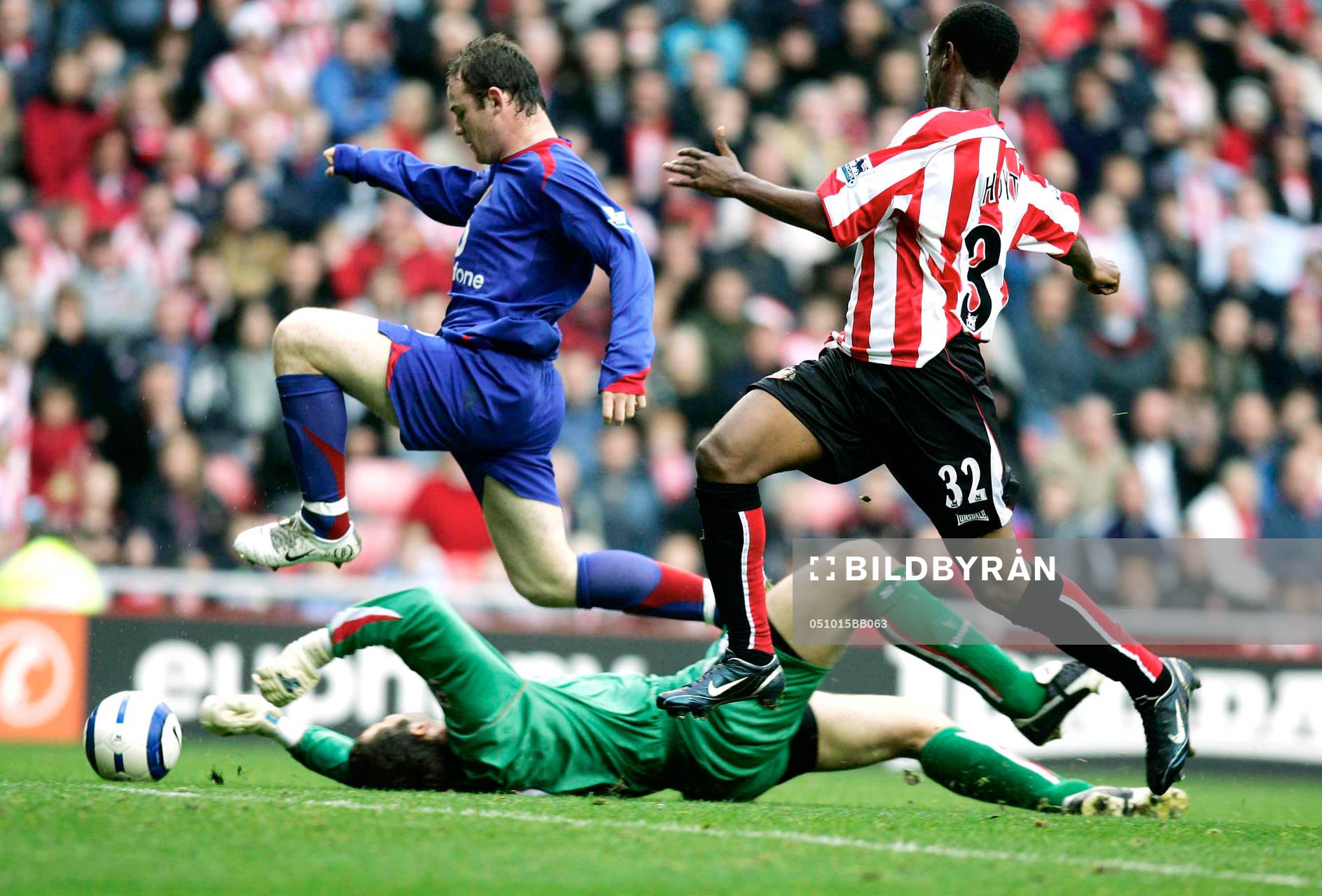 Fotboll, engelsk, premier league, Sunderland - Manchester