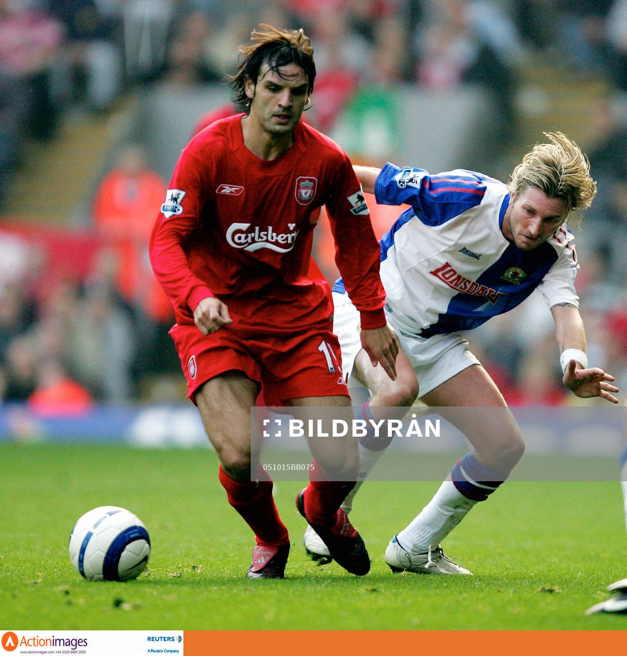 Fotboll, engelsk, premier league, Liverpool - Blackburn