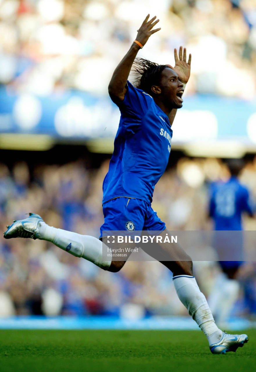 Didier Drogba, Chelsea (Jubel)