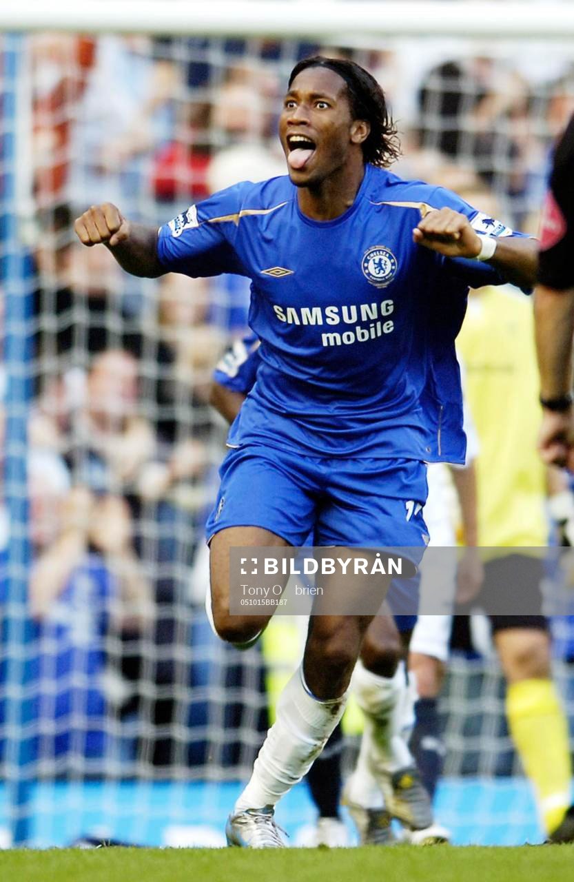 Didier Drogba, Chelsea (Jubel)