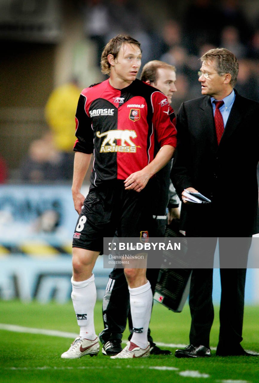 Kim Källström, Rennes, blir utbytt