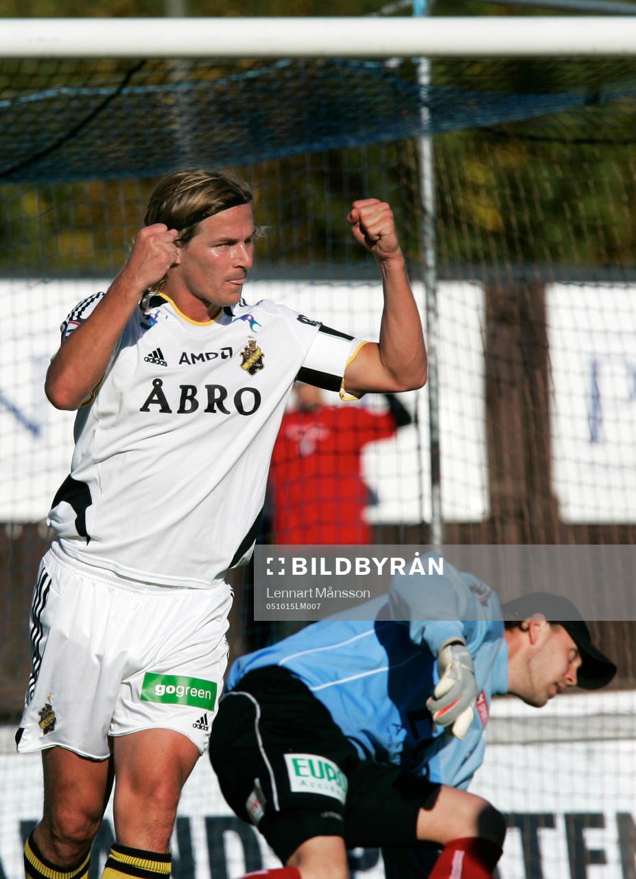 0-1, Daniel Tjernström, AIK (Jubel)