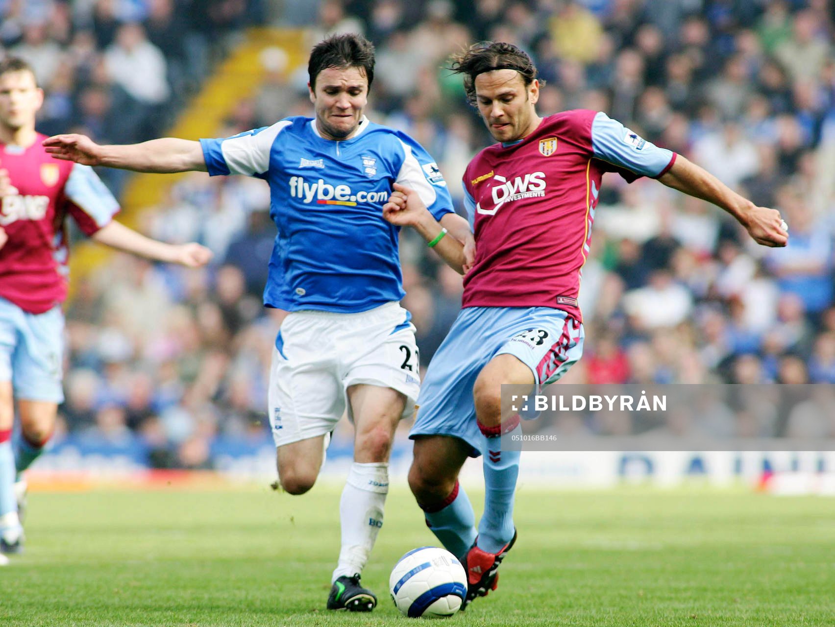  Patrick Berger, Aston Villa och Damien Johnson, Birmingham