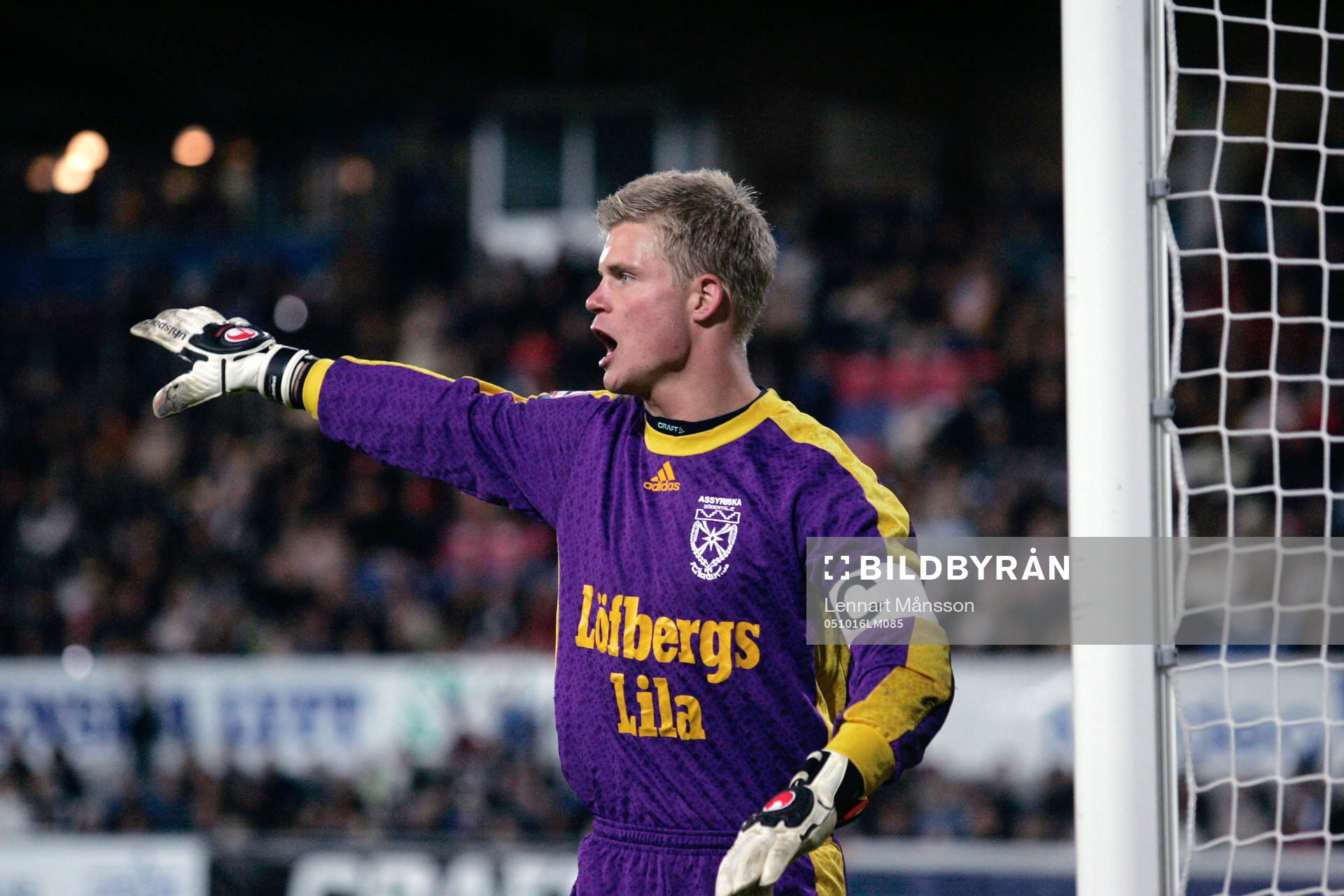 Erland Hellström, målvakt, Assyriska