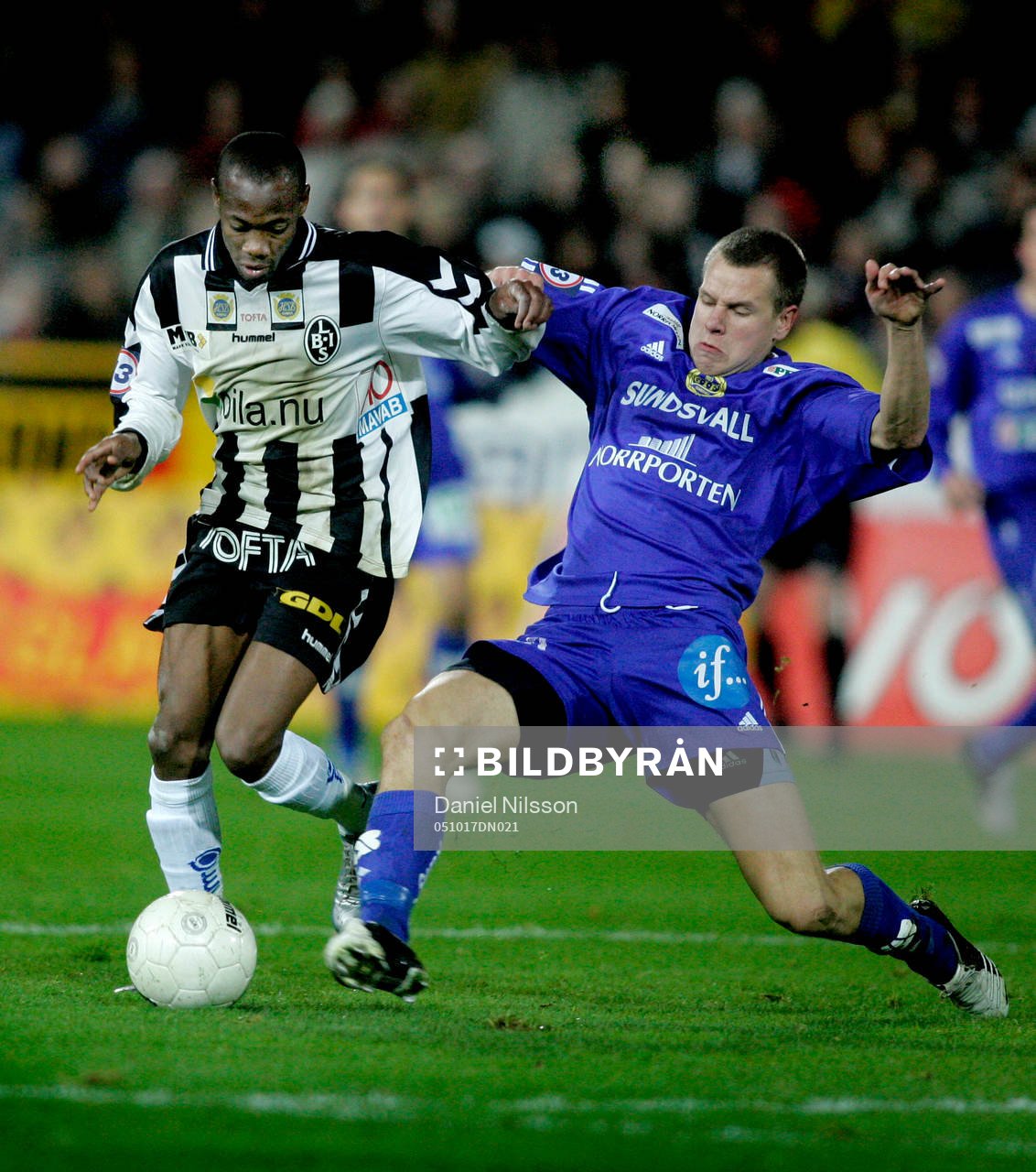 Kevin Amuneke, Landskrona och Elias Storm, Sundsvall