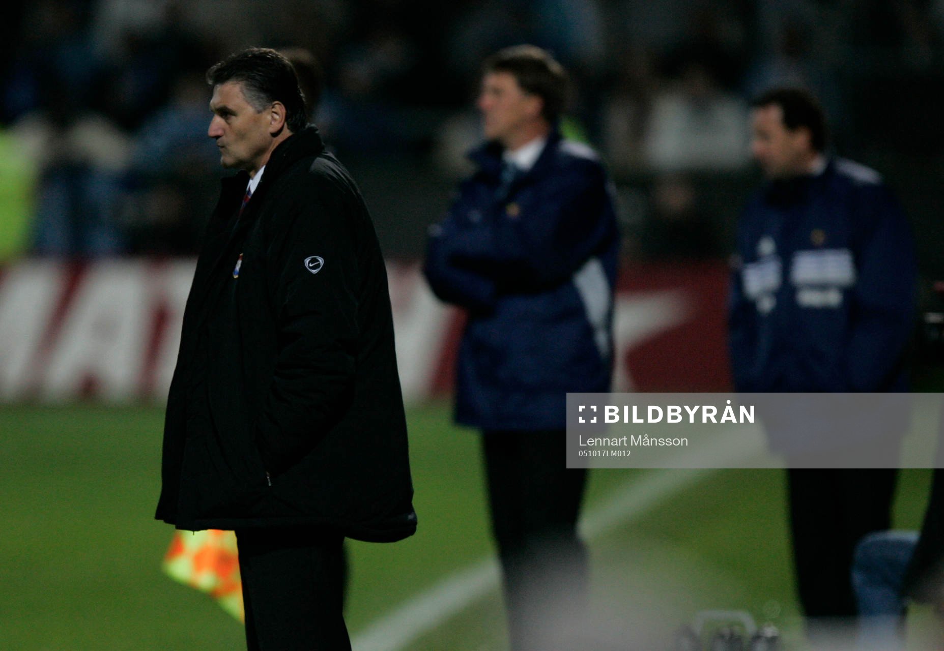 Zoran Lucic, tränare Örgryte och Kjell Jonevret, tränare