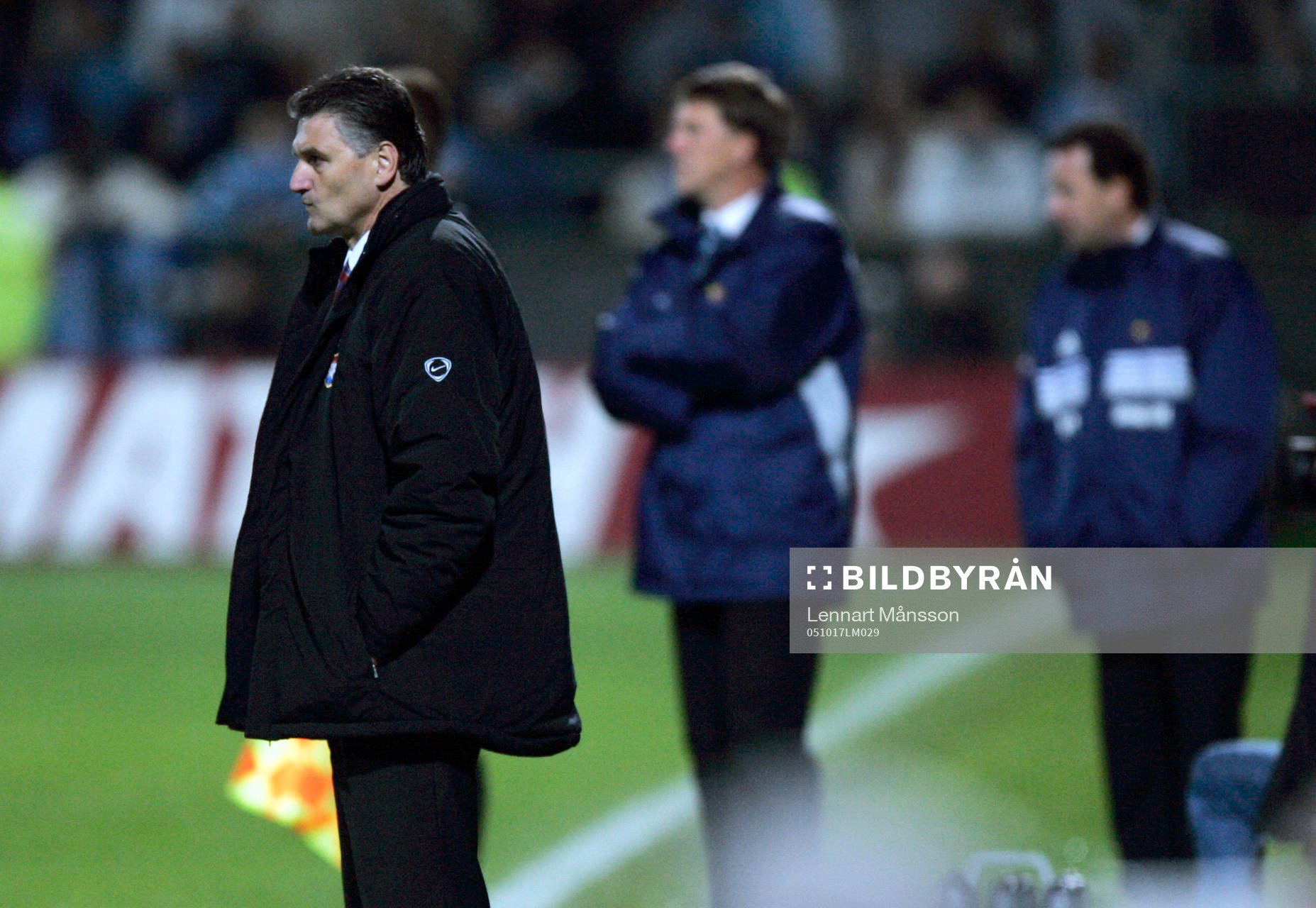 Zoran Lucic, tränare Örgryte och Kjell Jonevret, tränare