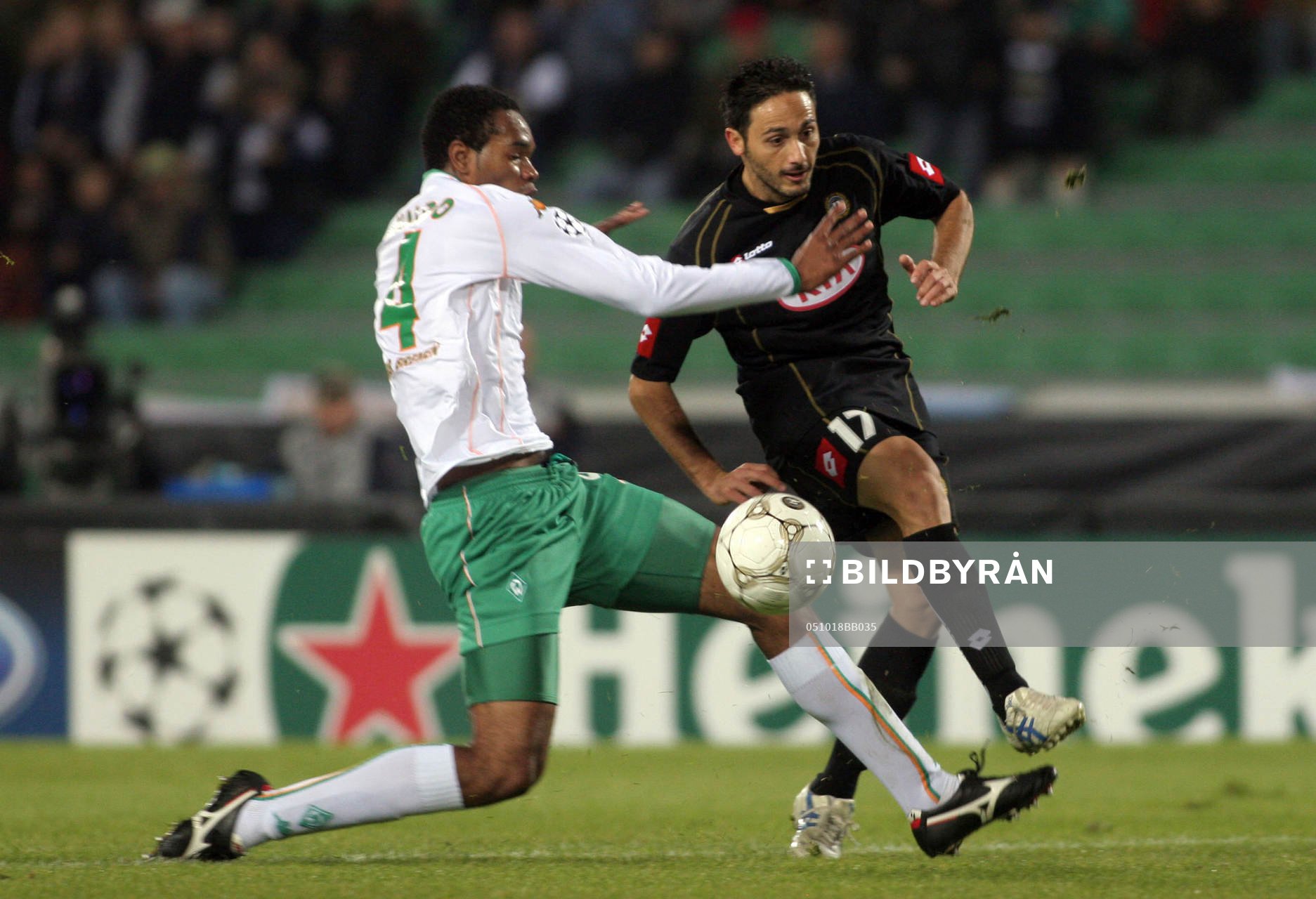 Naldo, Werder Bremen och Di Michele, Udinese