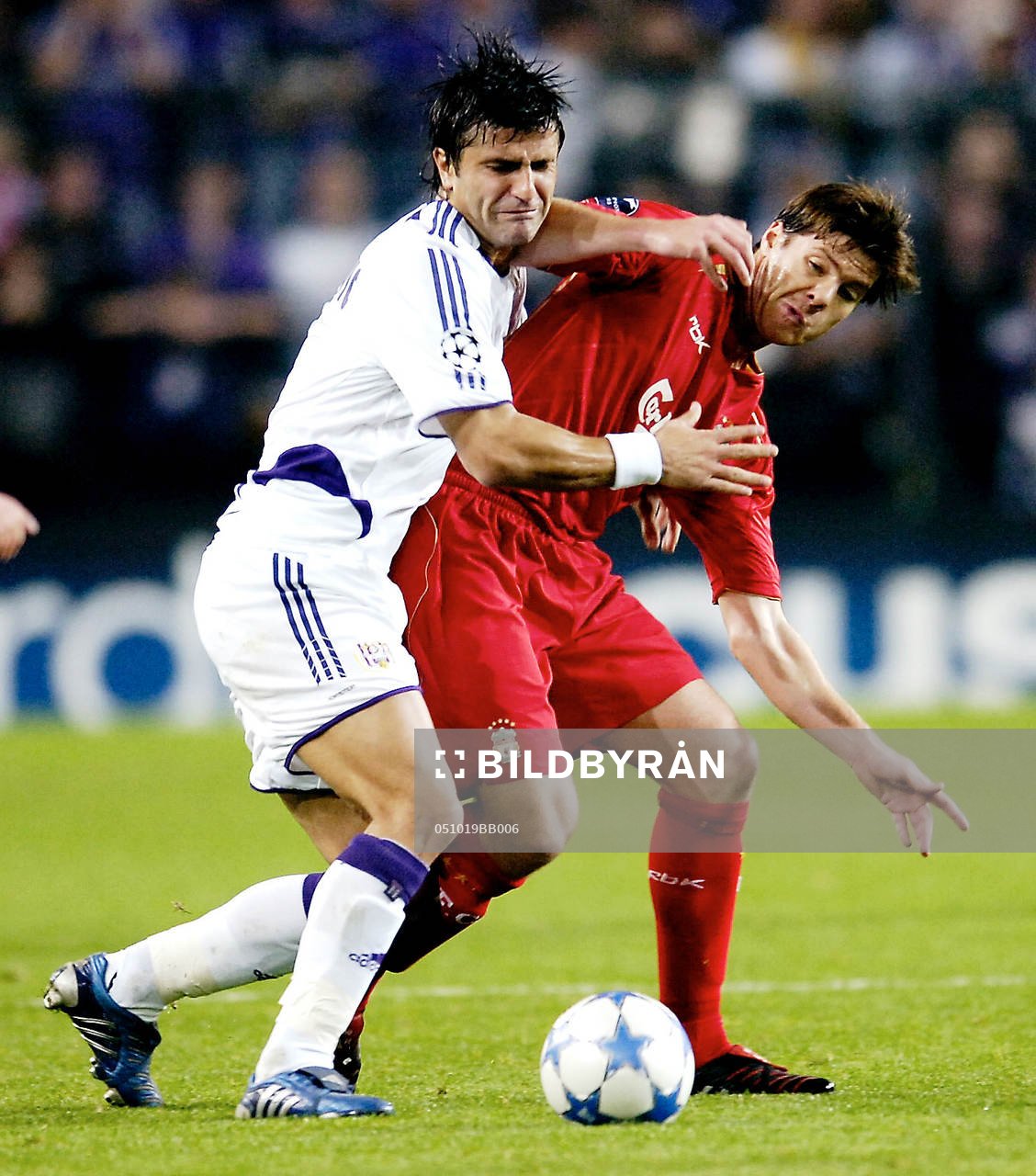Xabi Alonso, Liverpool och Nenad Jestrovic, Anderlect