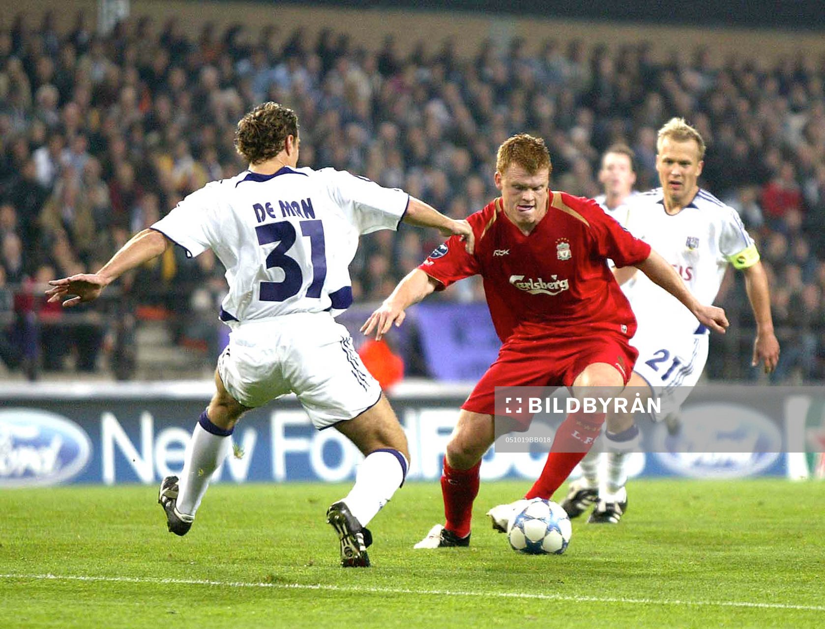 Fotboll, Champions League, RSC Anderlecht - Liverpool