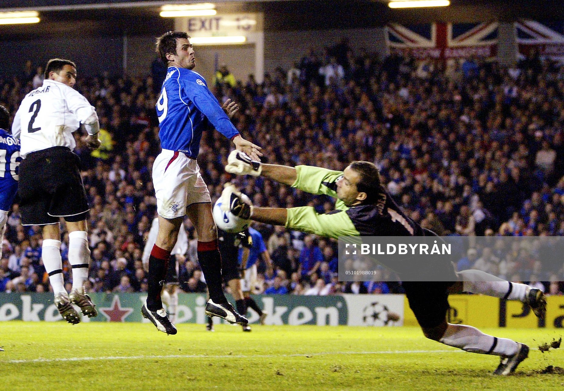 Fotboll, Champions League, Rangers - Artmedia Bratislava