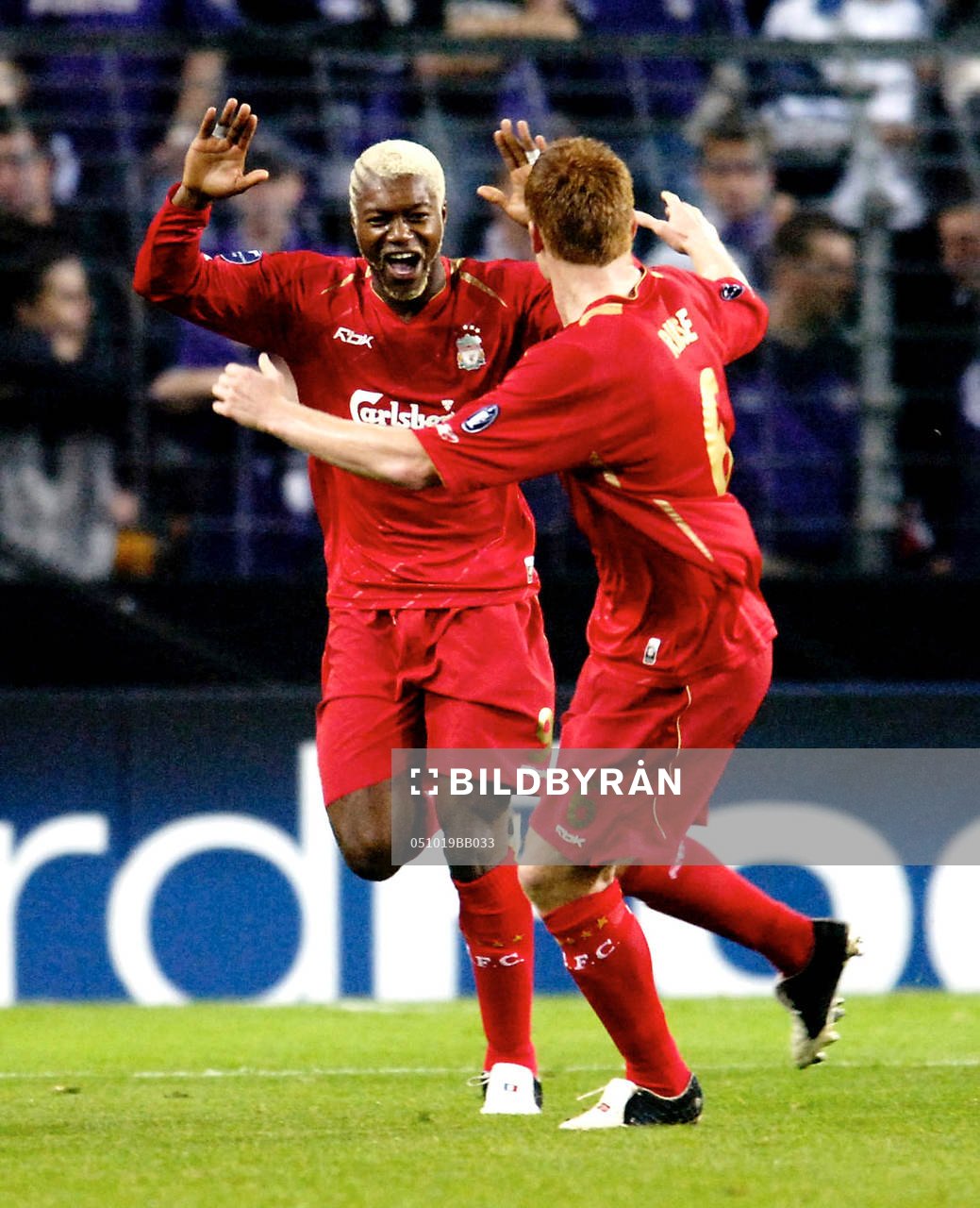 Djibril Cisse, Liverpool, jubel