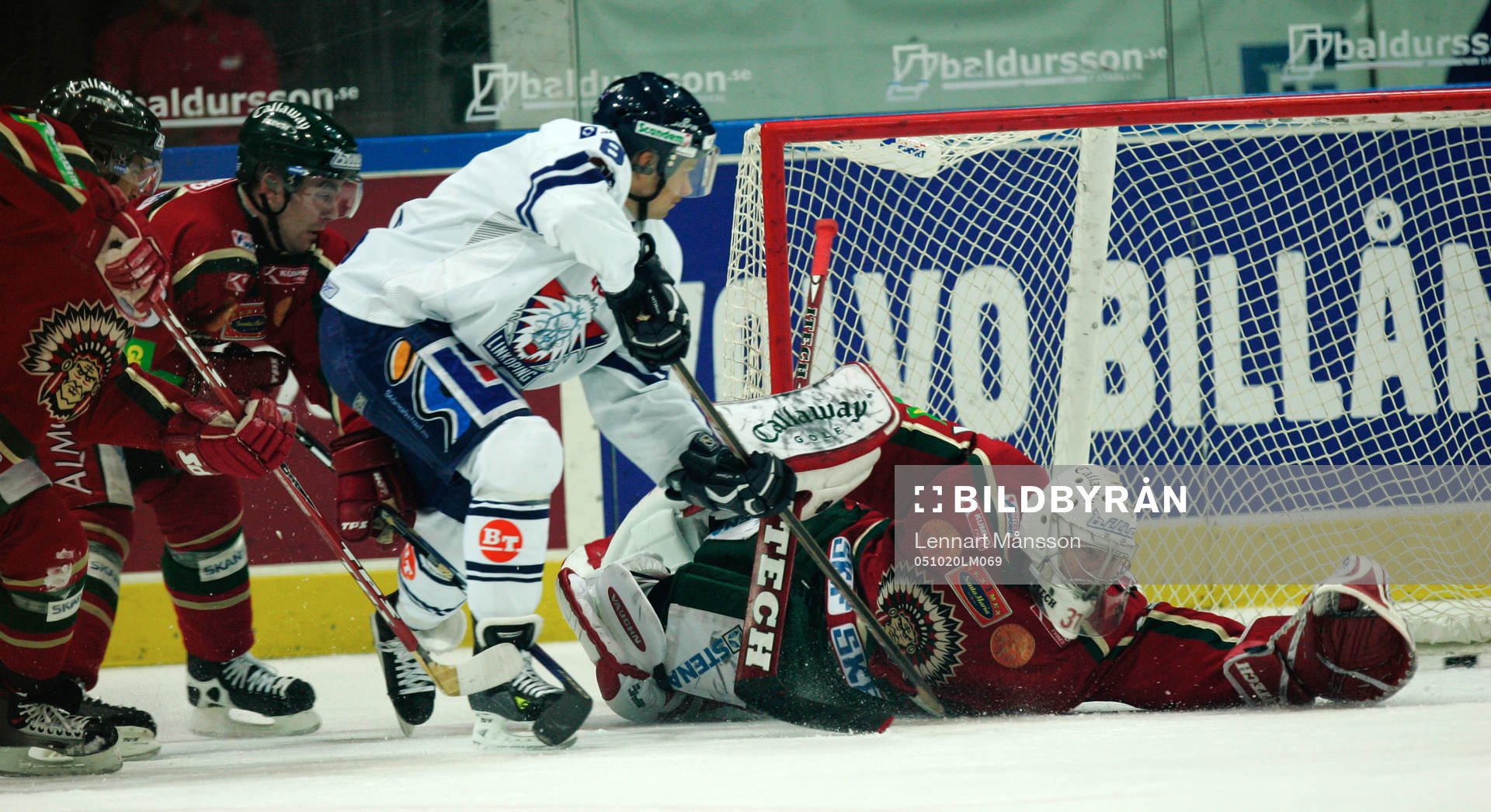 Mikko Peltola och Tommy Salo, målvakt