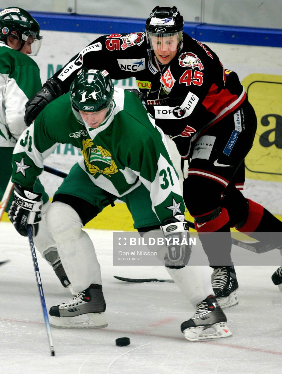Johan Norgren, Malmö och Niklas Flodin, Hammarby