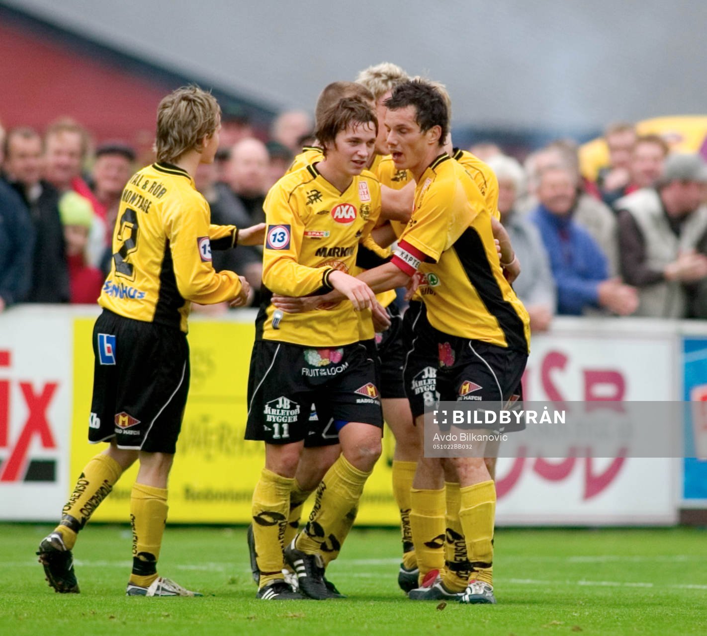 Rickard Sandström, Johan Svensson, Mjälby, jubel