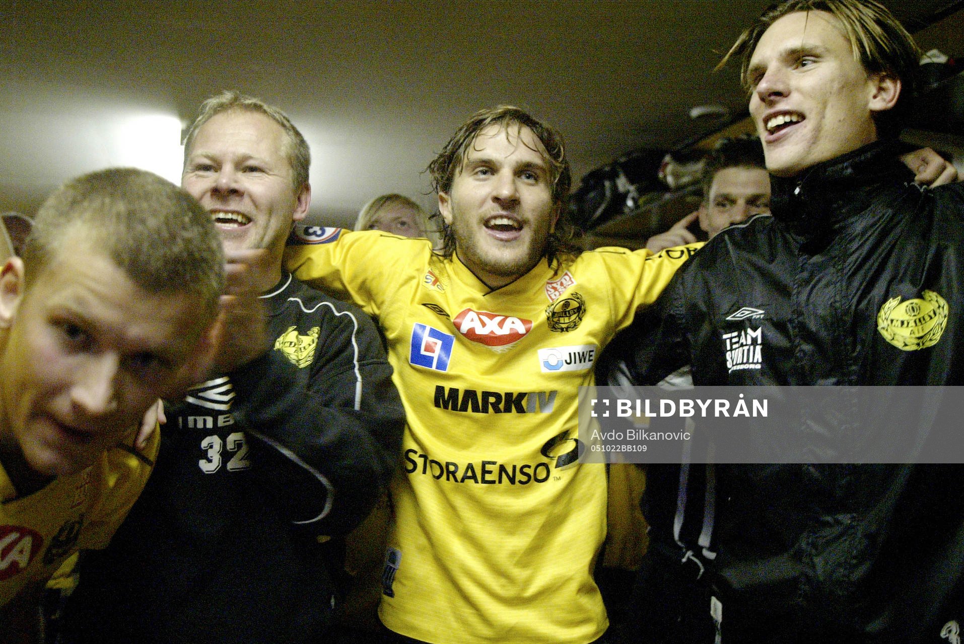 Mjällby, Thomas Andersson, jubel