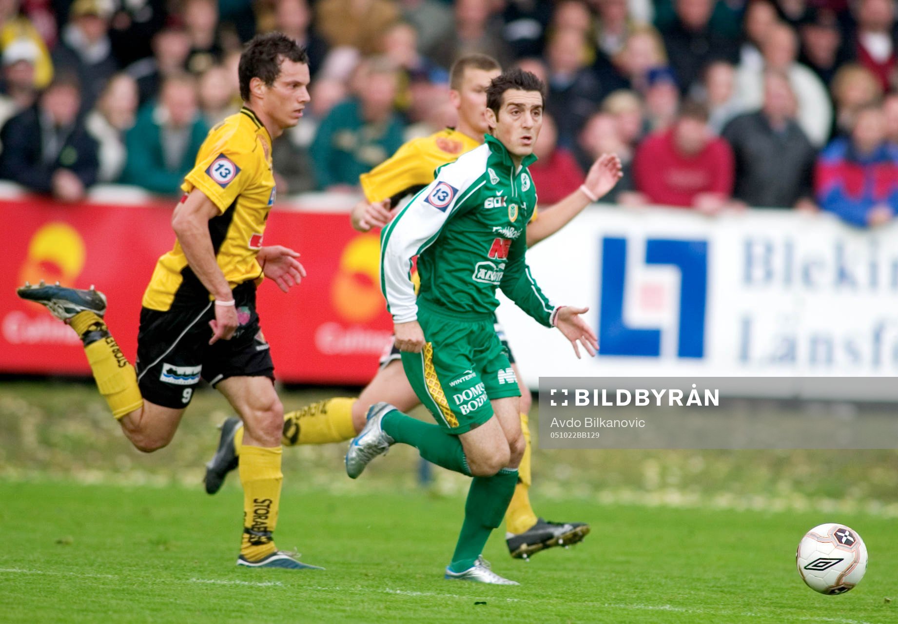 Fotboll, Superettan, Mjällby  - Boden. Hrish Kuhi, Boden,